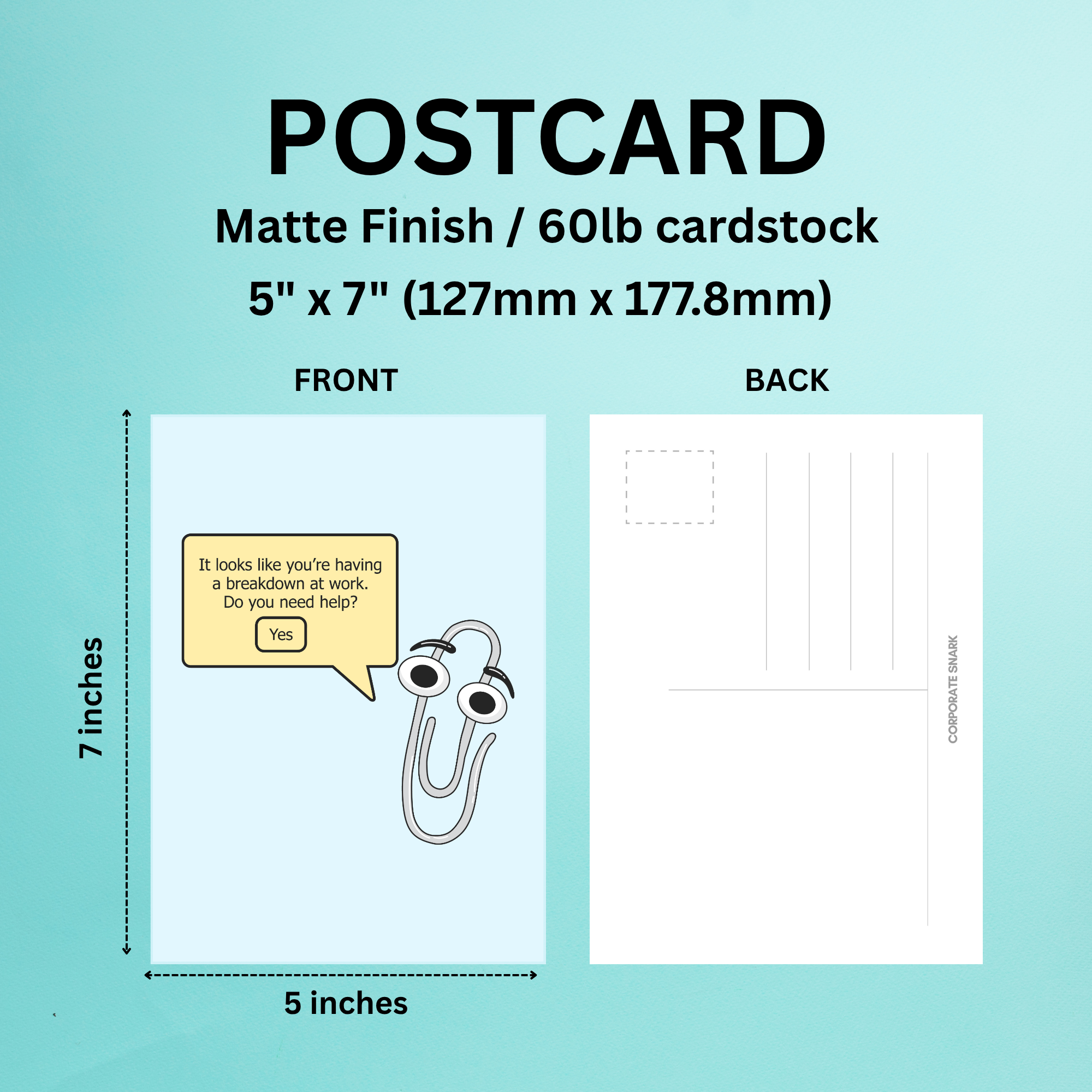 It Looks Like You're Having A Breakdown Postcard