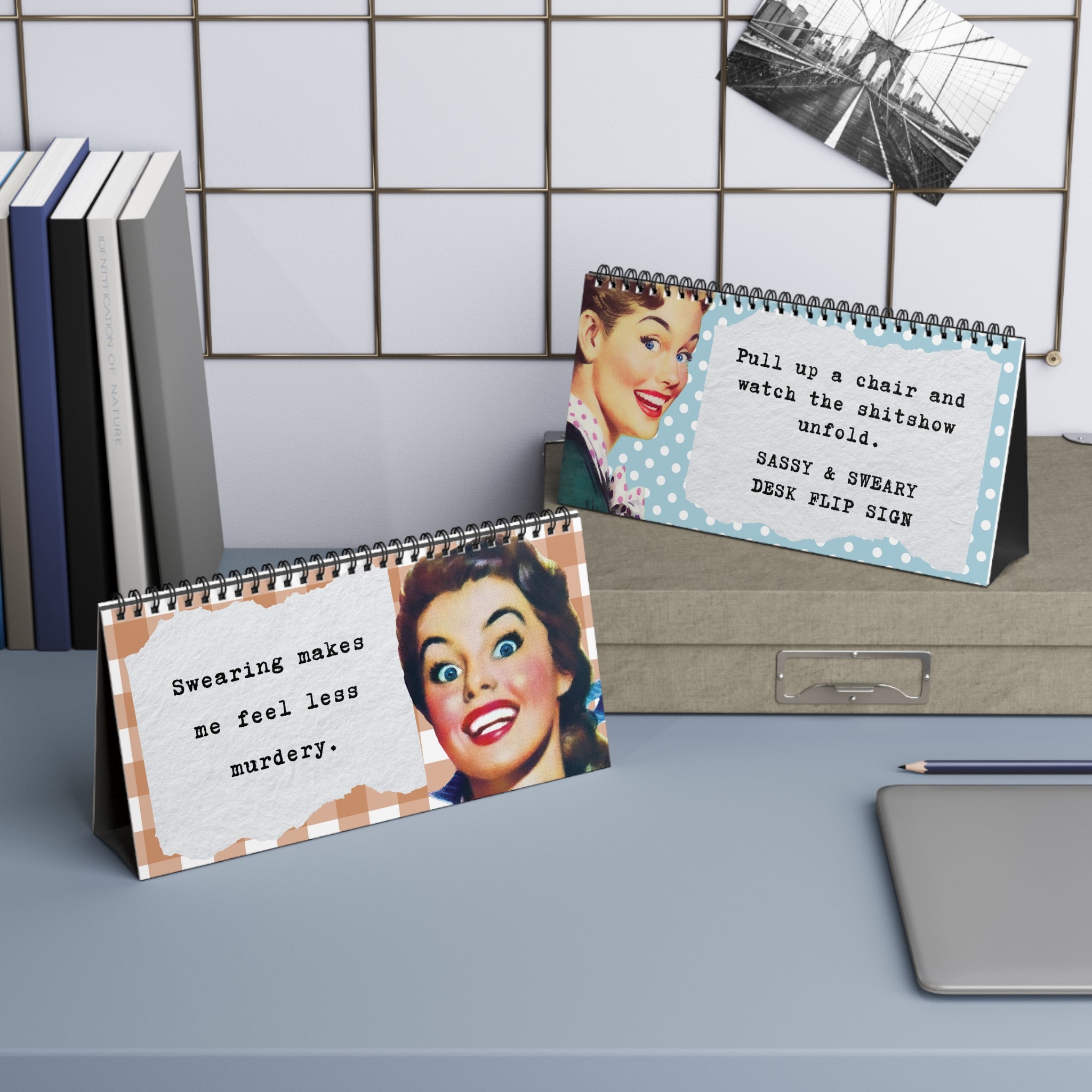 Sassy & Sweary Desk Flip Sign