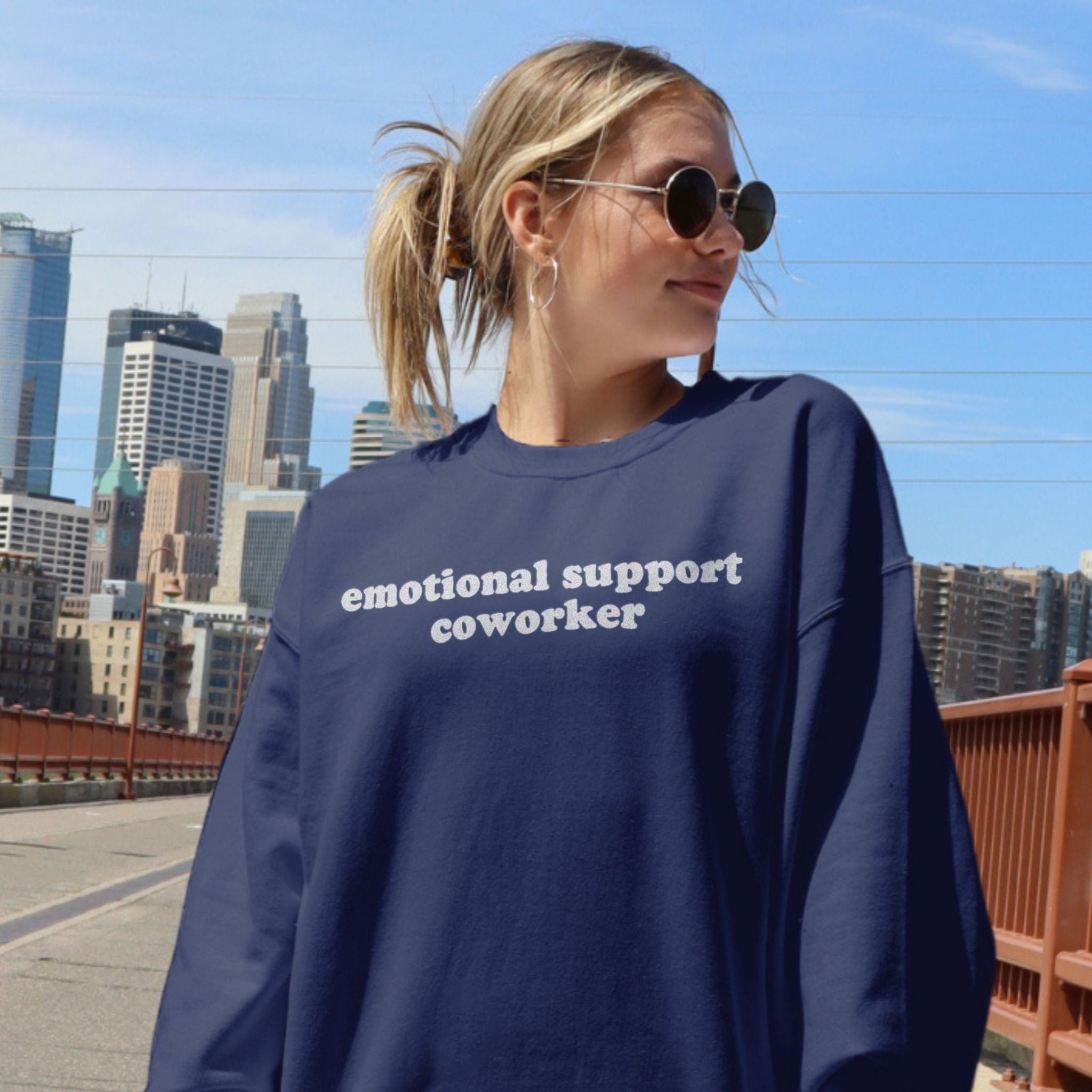 Emotional Support Coworker Sweatshirt