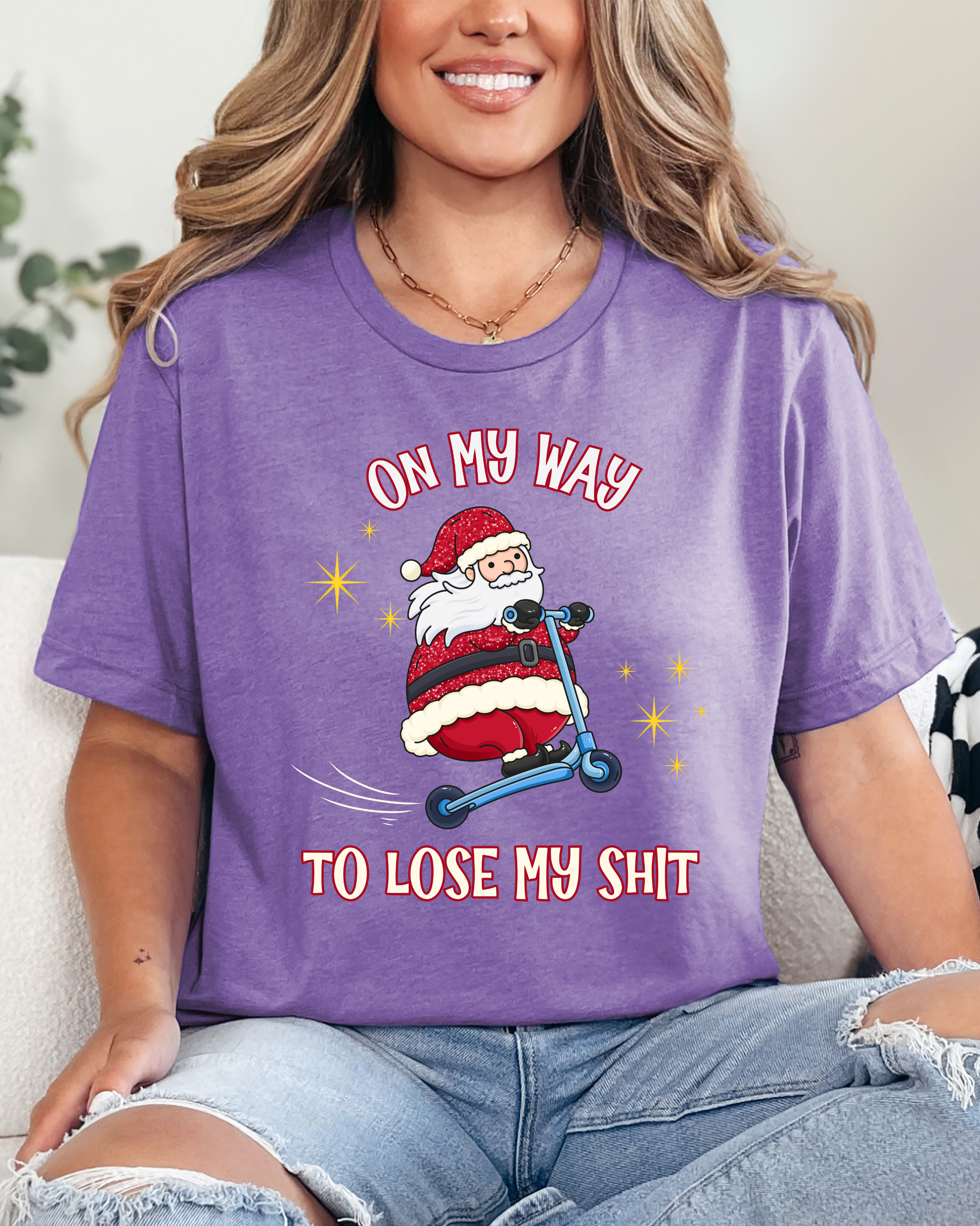 On My Way To Lose My Shit Christmas T-shirt