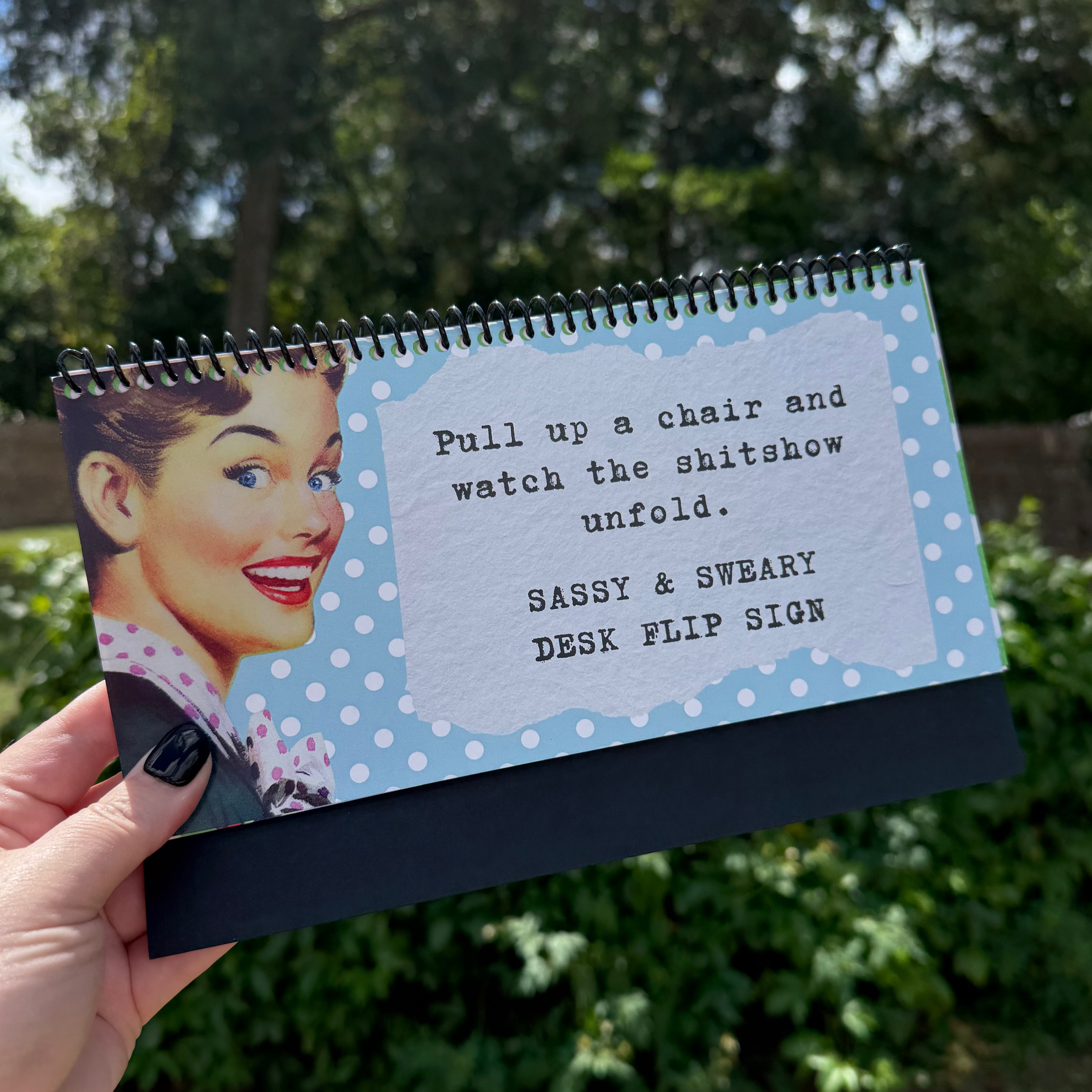 Sassy & Sweary Desk Flip Sign