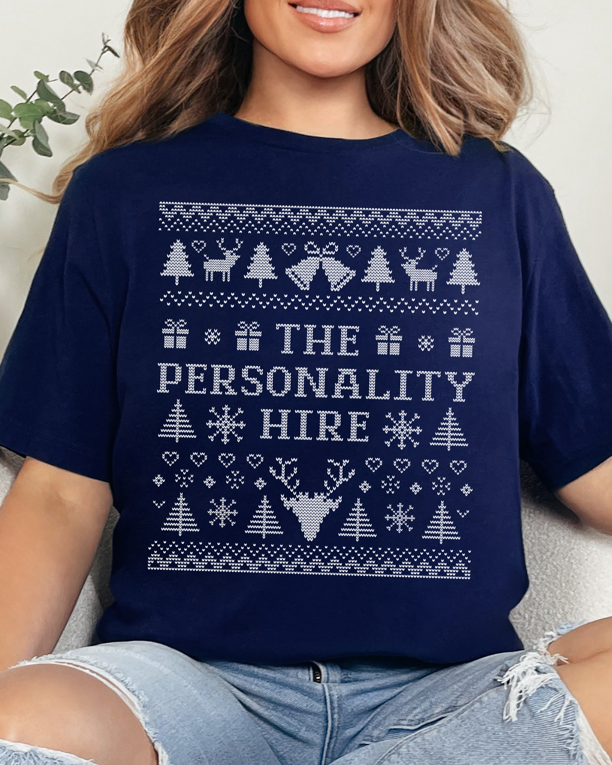 The Personality Hire Ugly Christmas T-shirt