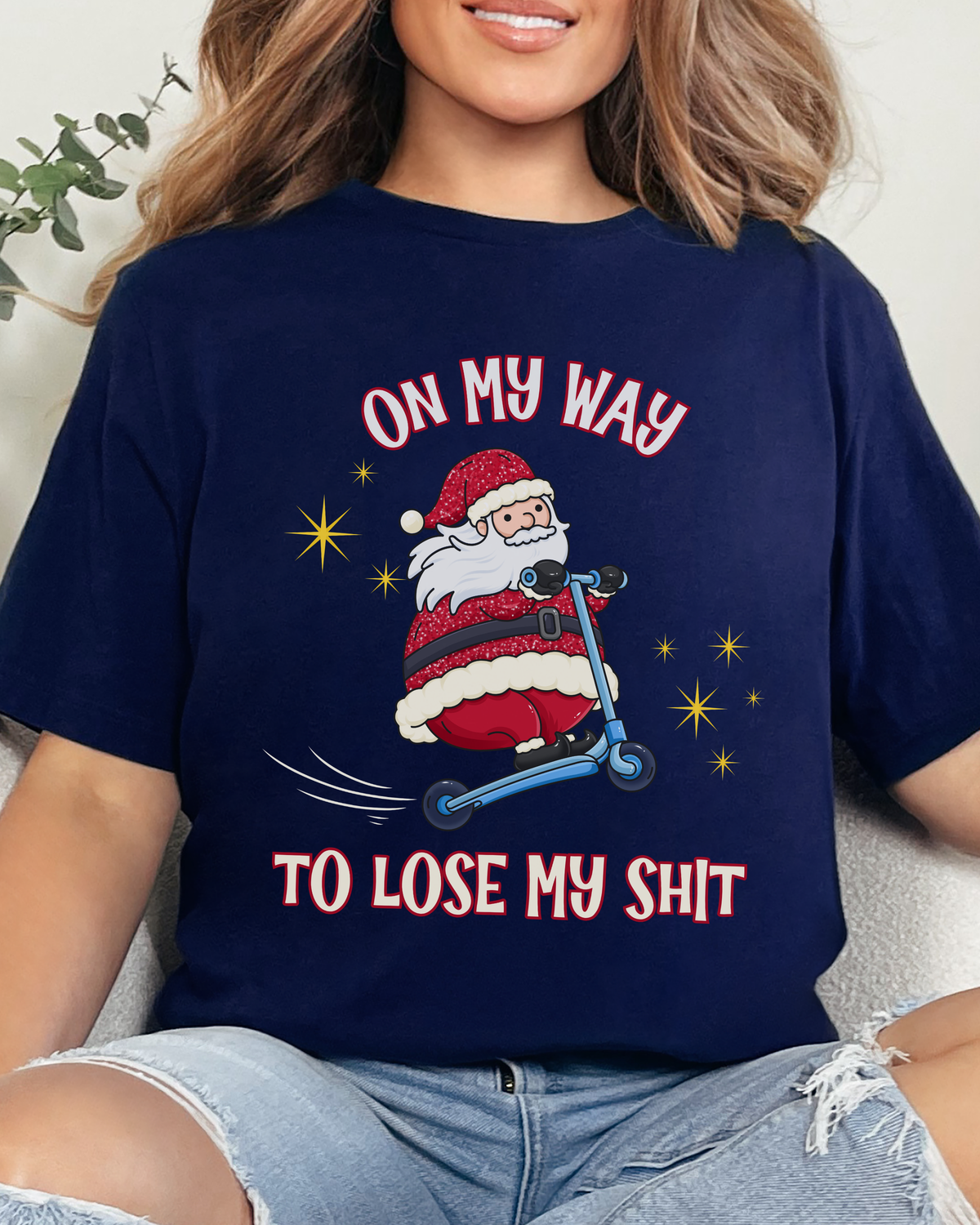 On My Way To Lose My Shit Christmas T-shirt