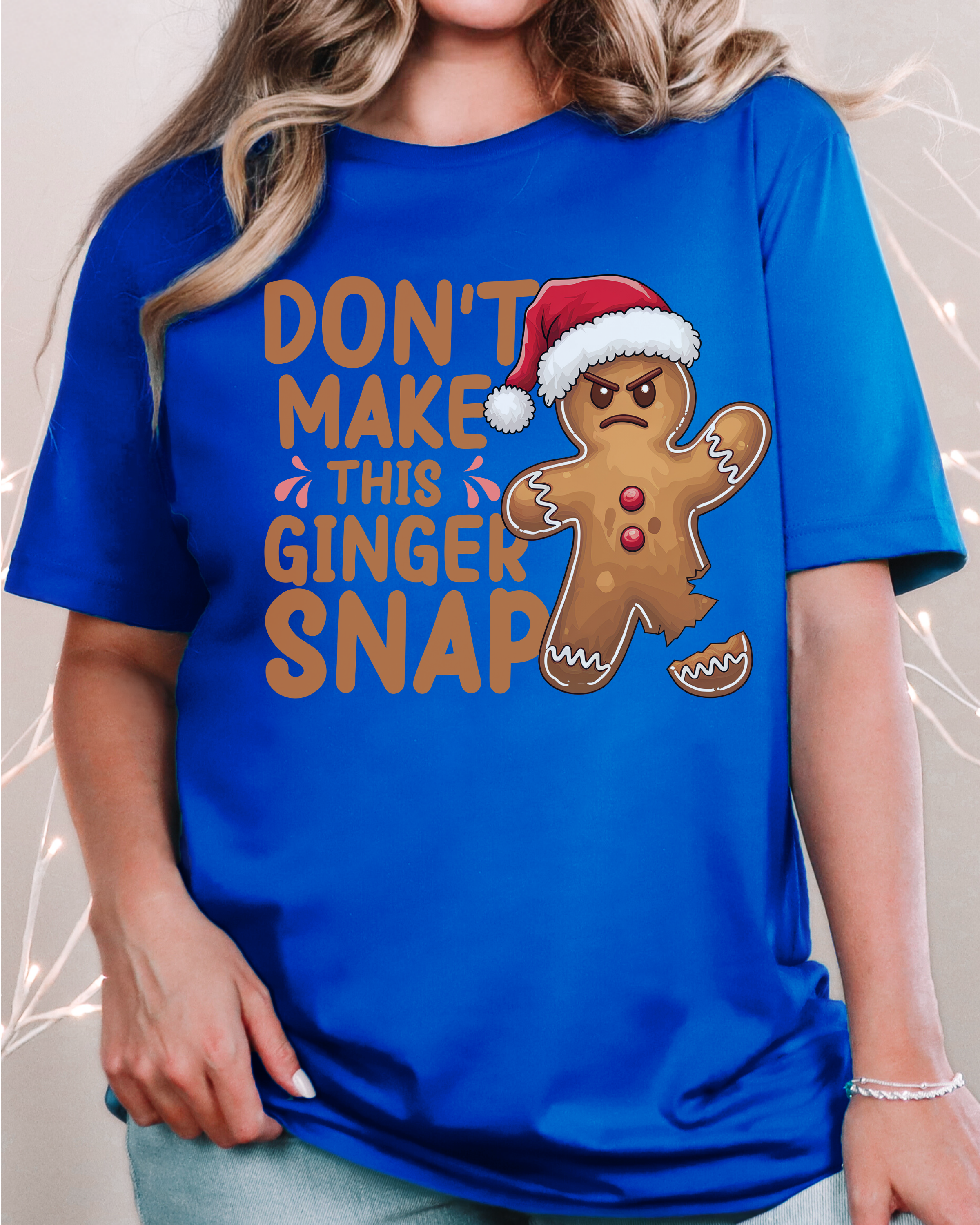 Don't Make This Ginger Snap Christmas T-shirt