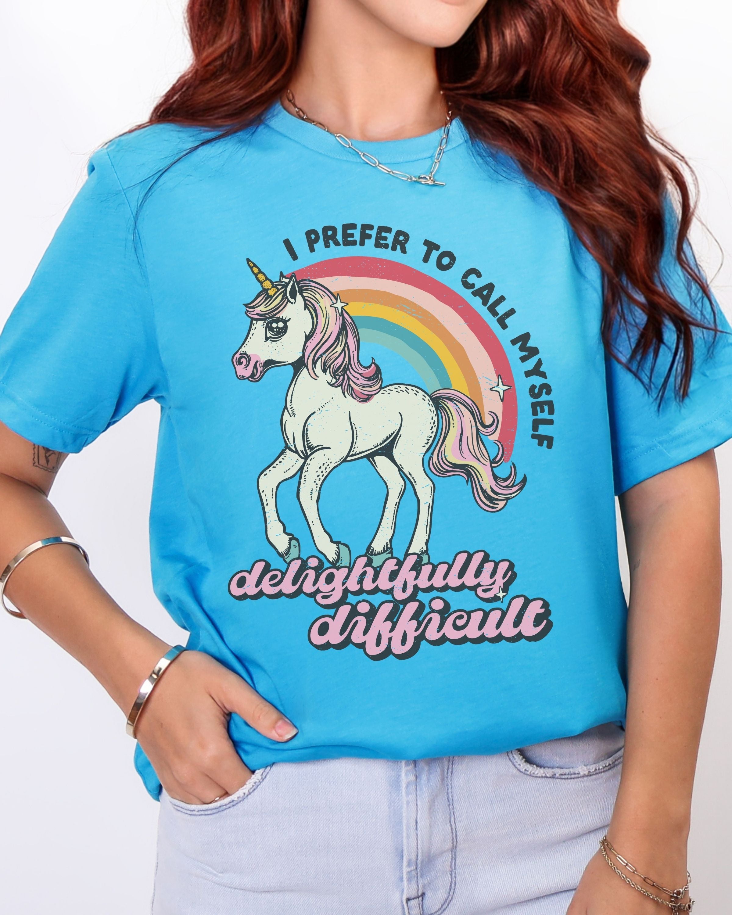I Prefer To Call Myself Delightfully Difficult Tshirt
