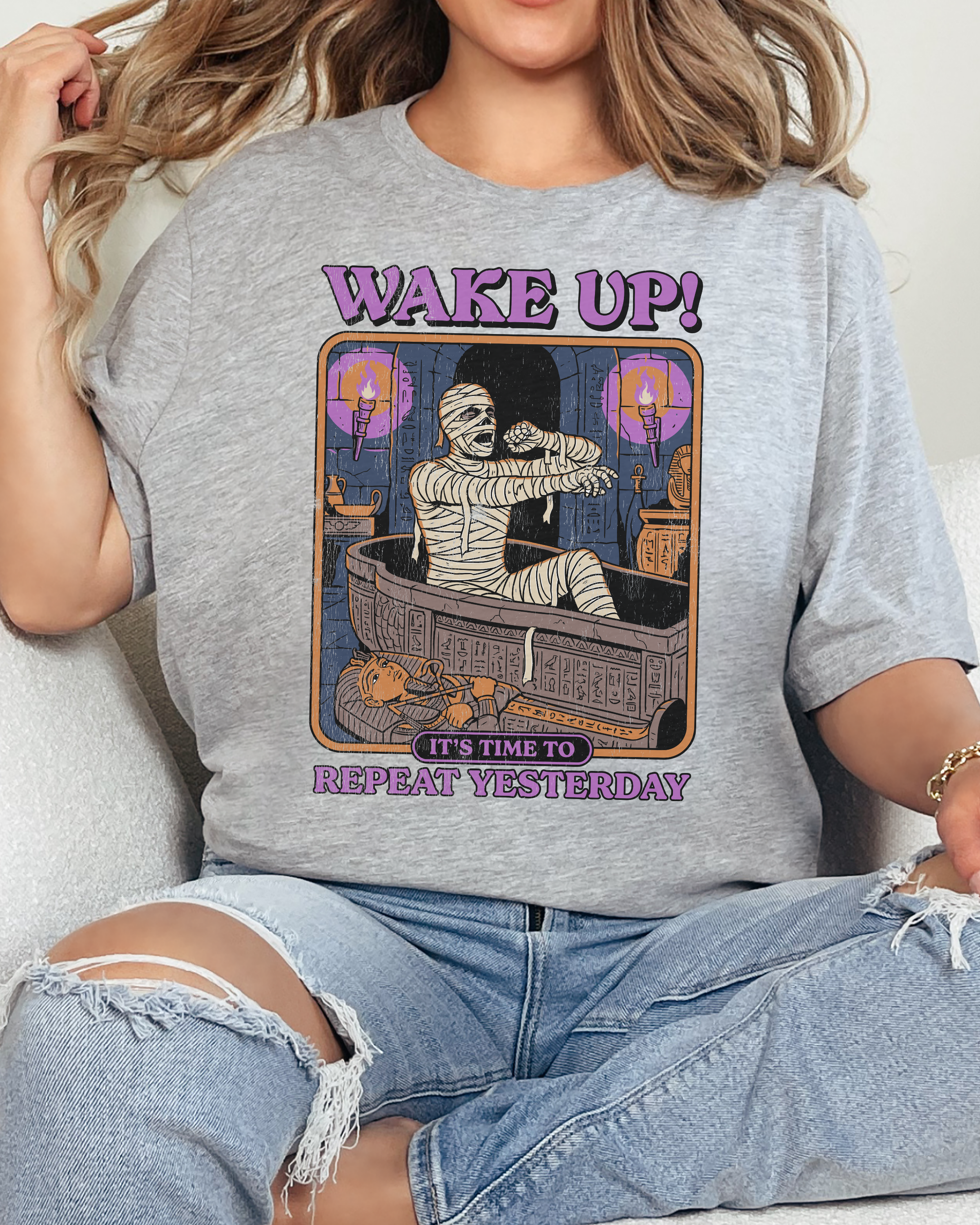 Wake Up Time To Repeat T-shirt