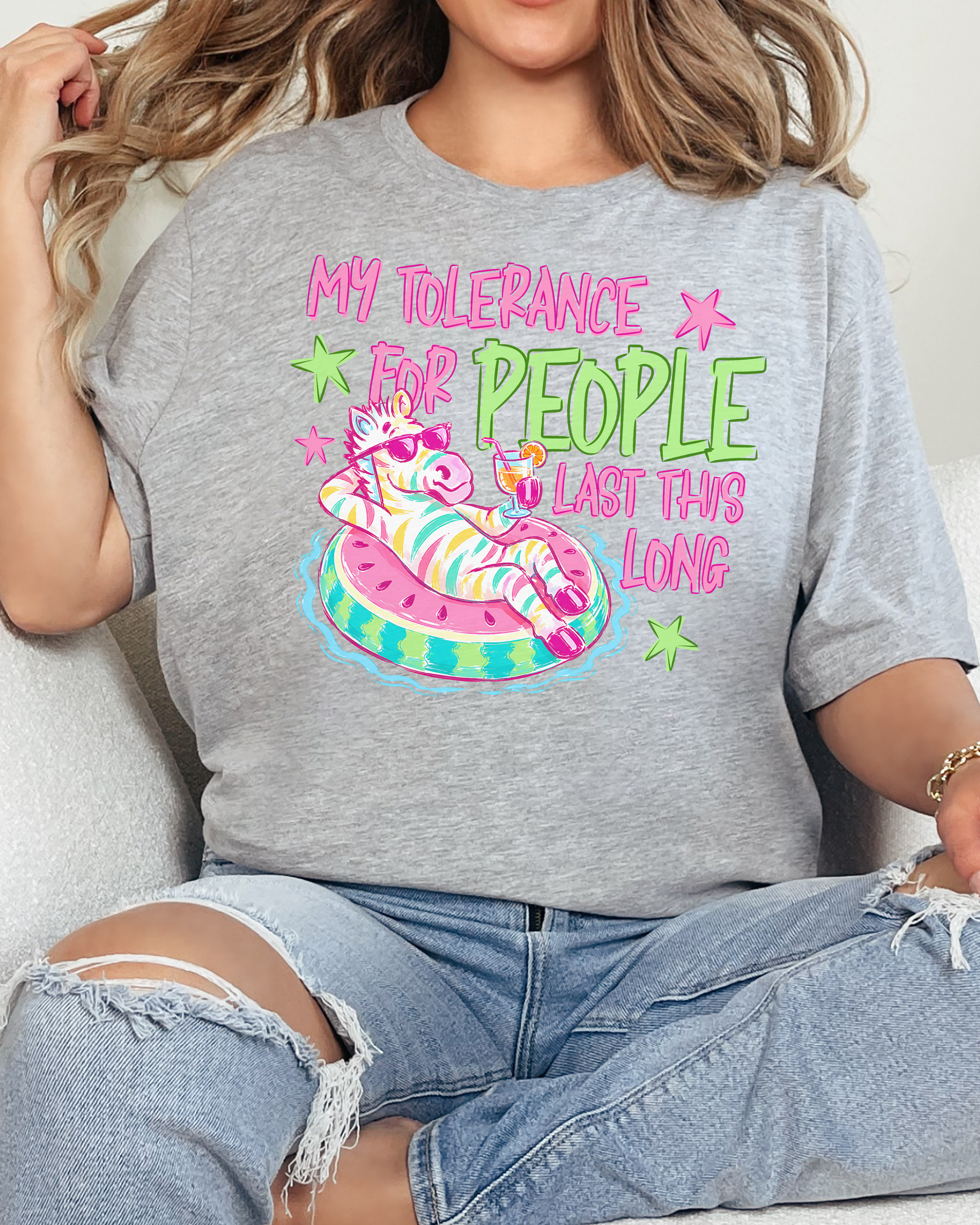 My Tolerance For People Lasts This Long Tshirt