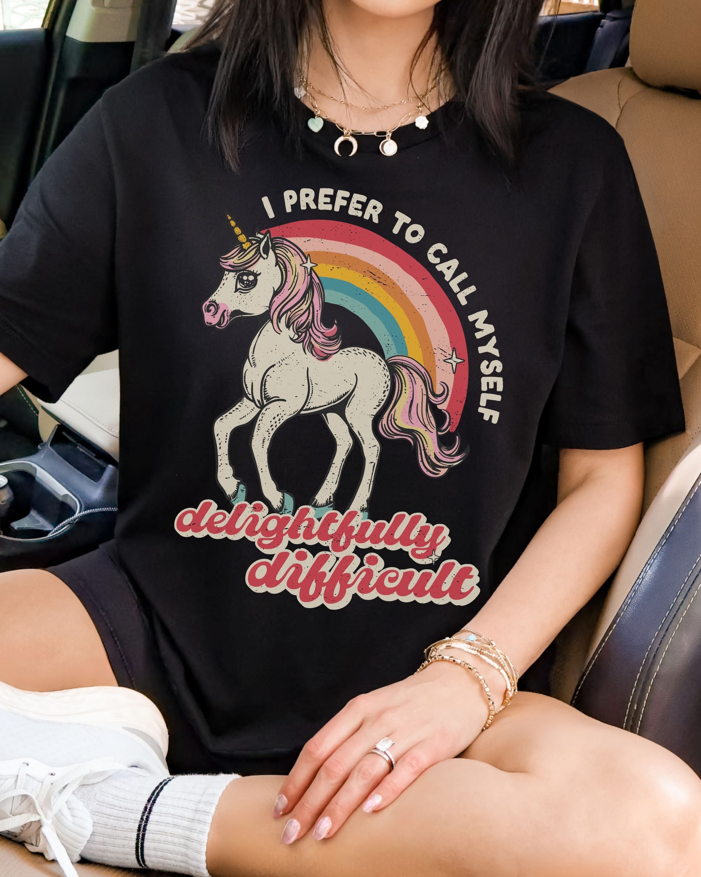 I Prefer To Call Myself Delightfully Difficult Tshirt