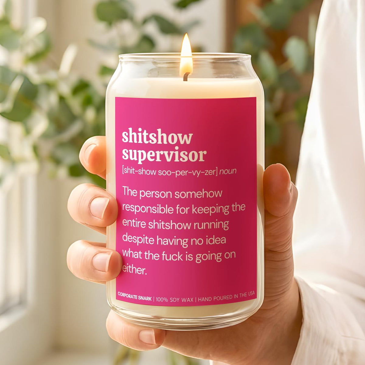 Shitshow Supervisor Candle