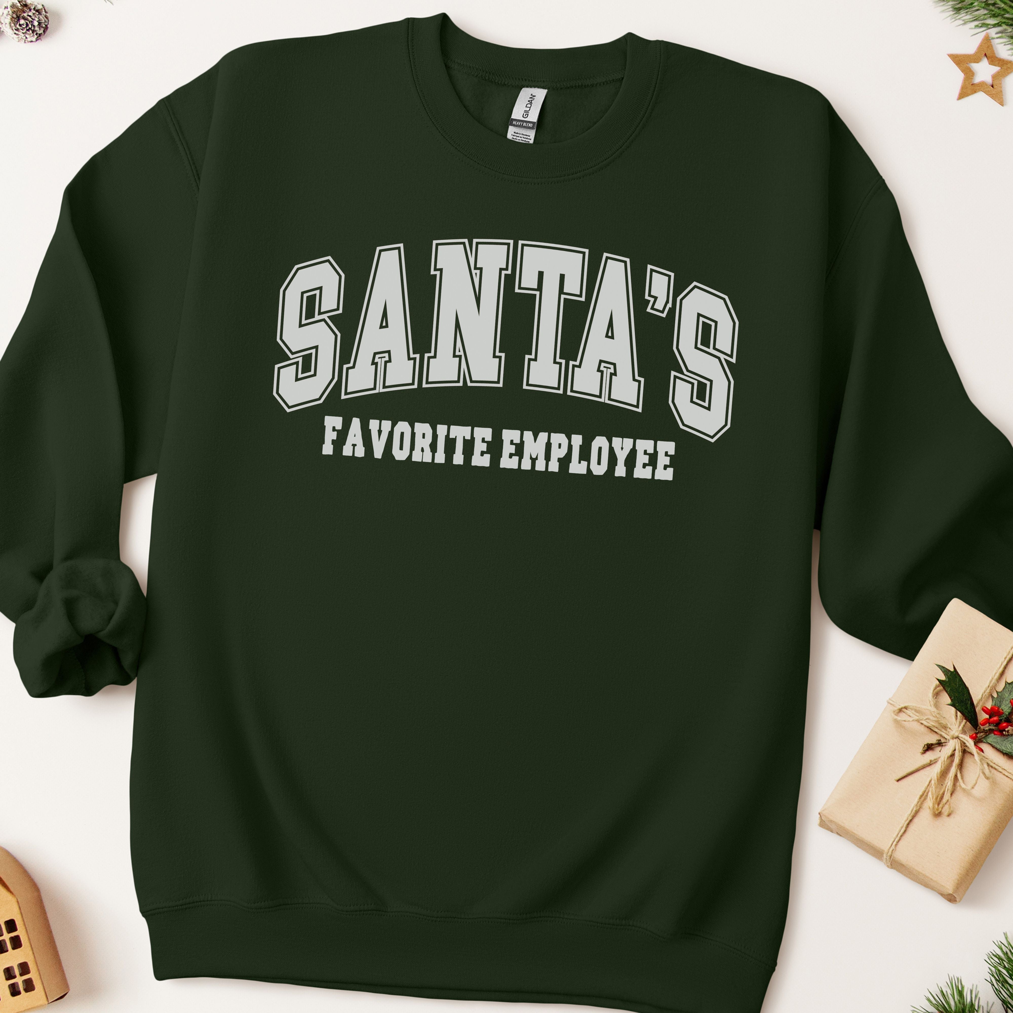 Santa's Favorite Employee Christmas Sweatshirt