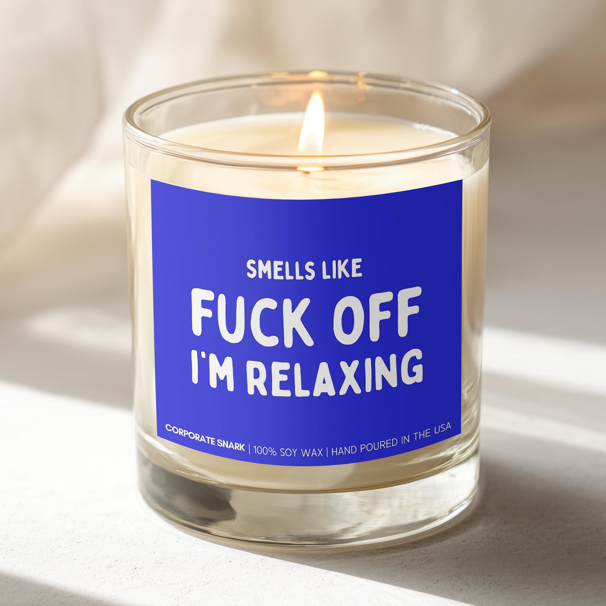 Fuck Off I'm Relaxing Candle
