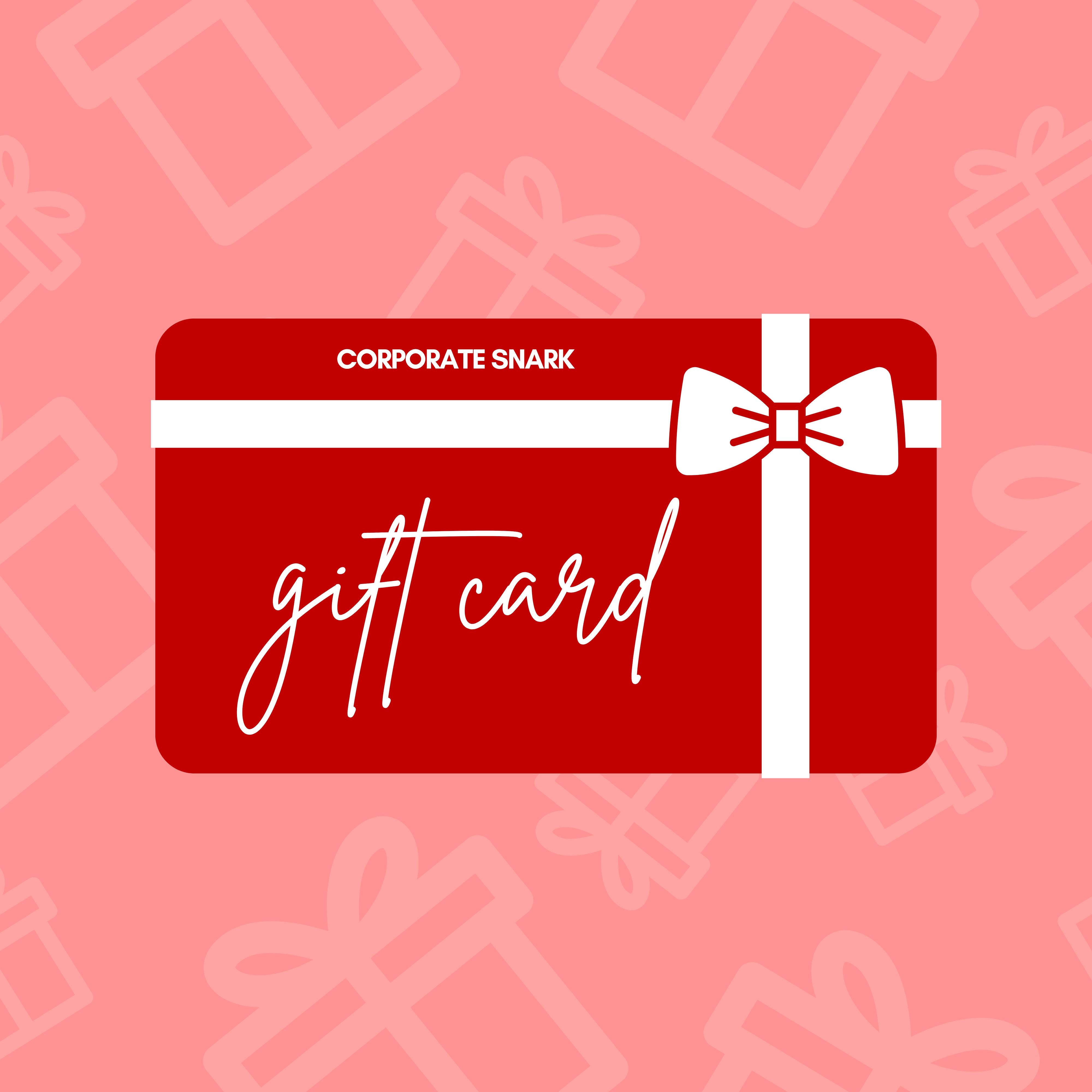 Corporate Snark Gift Card