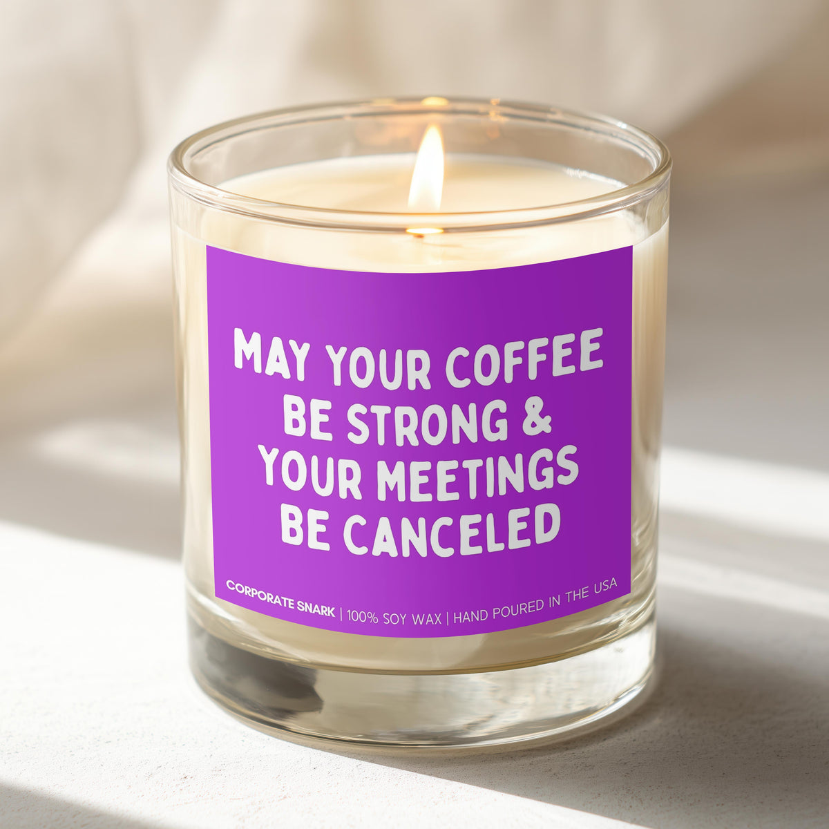 May Your Coffee Be Strong Candle