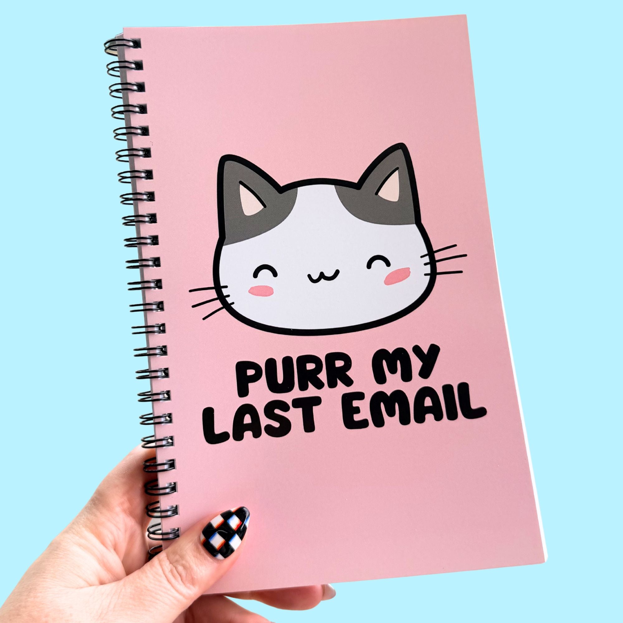 Purr My Last Email Notebook