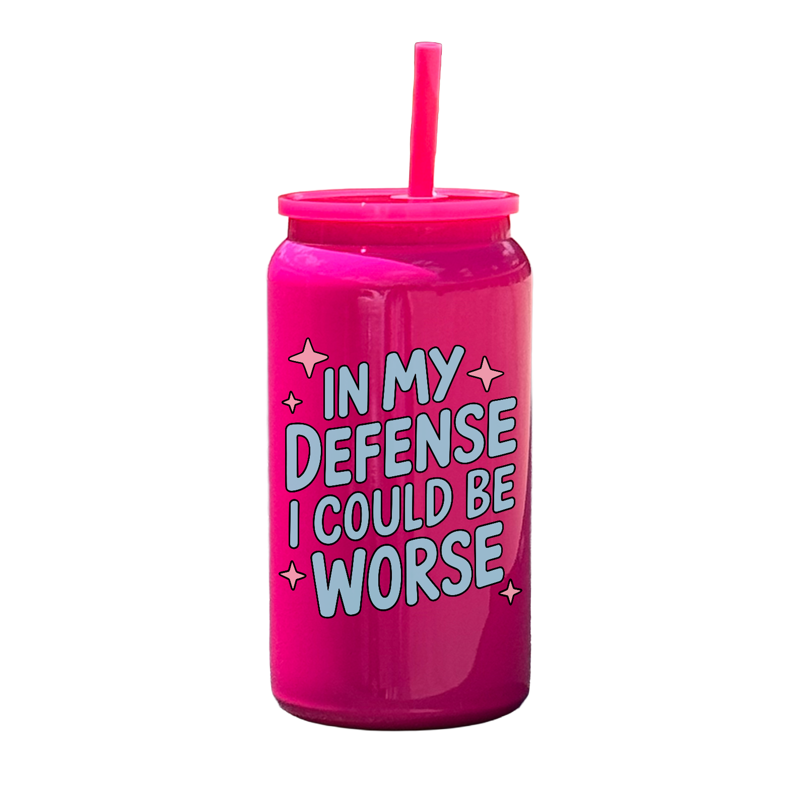 In My Defense I Could Be Worse Tumbler