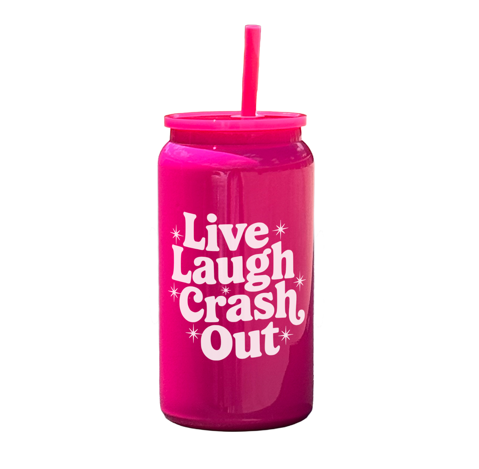 Live Laugh Crash Out Tumbler