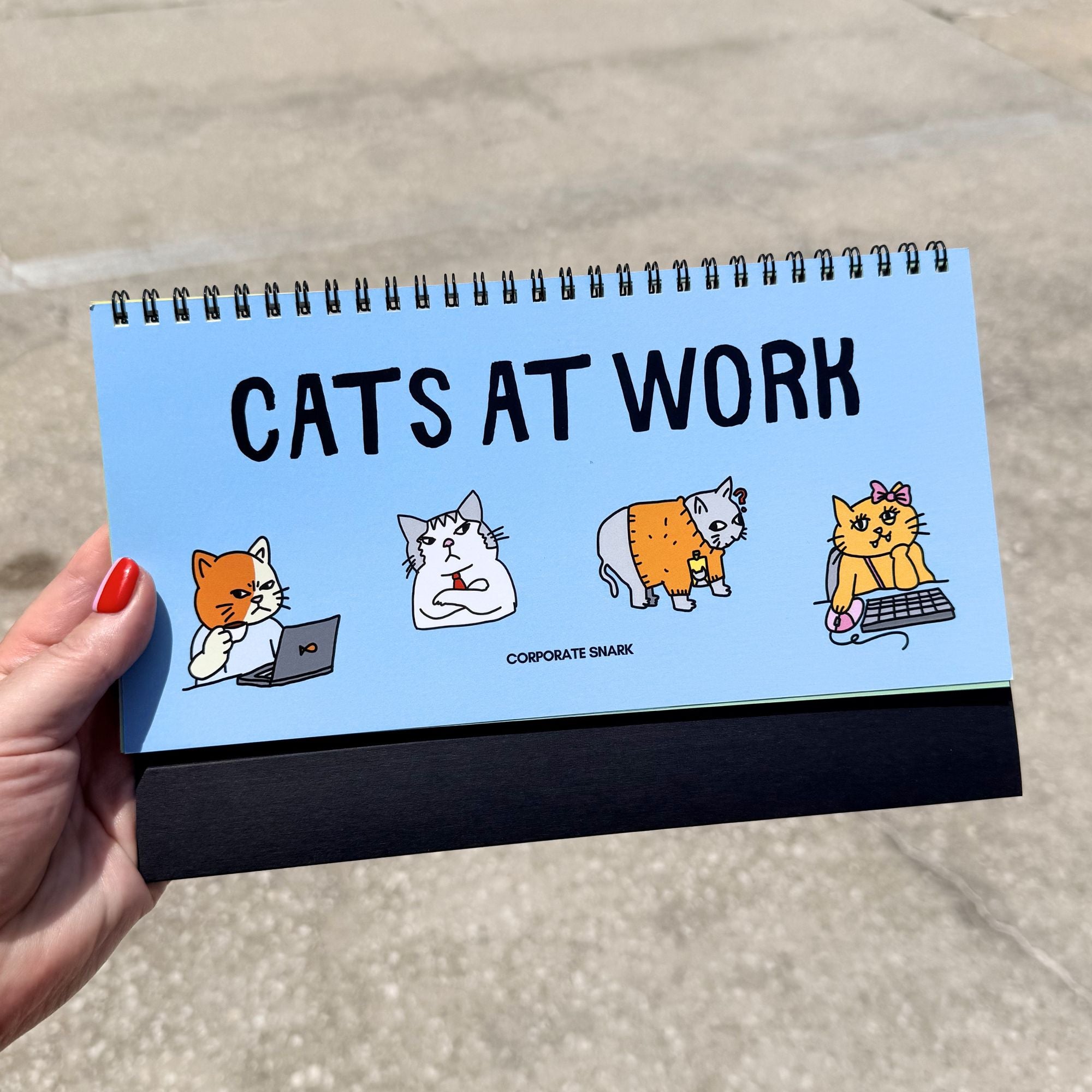 IMPERFECT Cats At Work Desk Sign