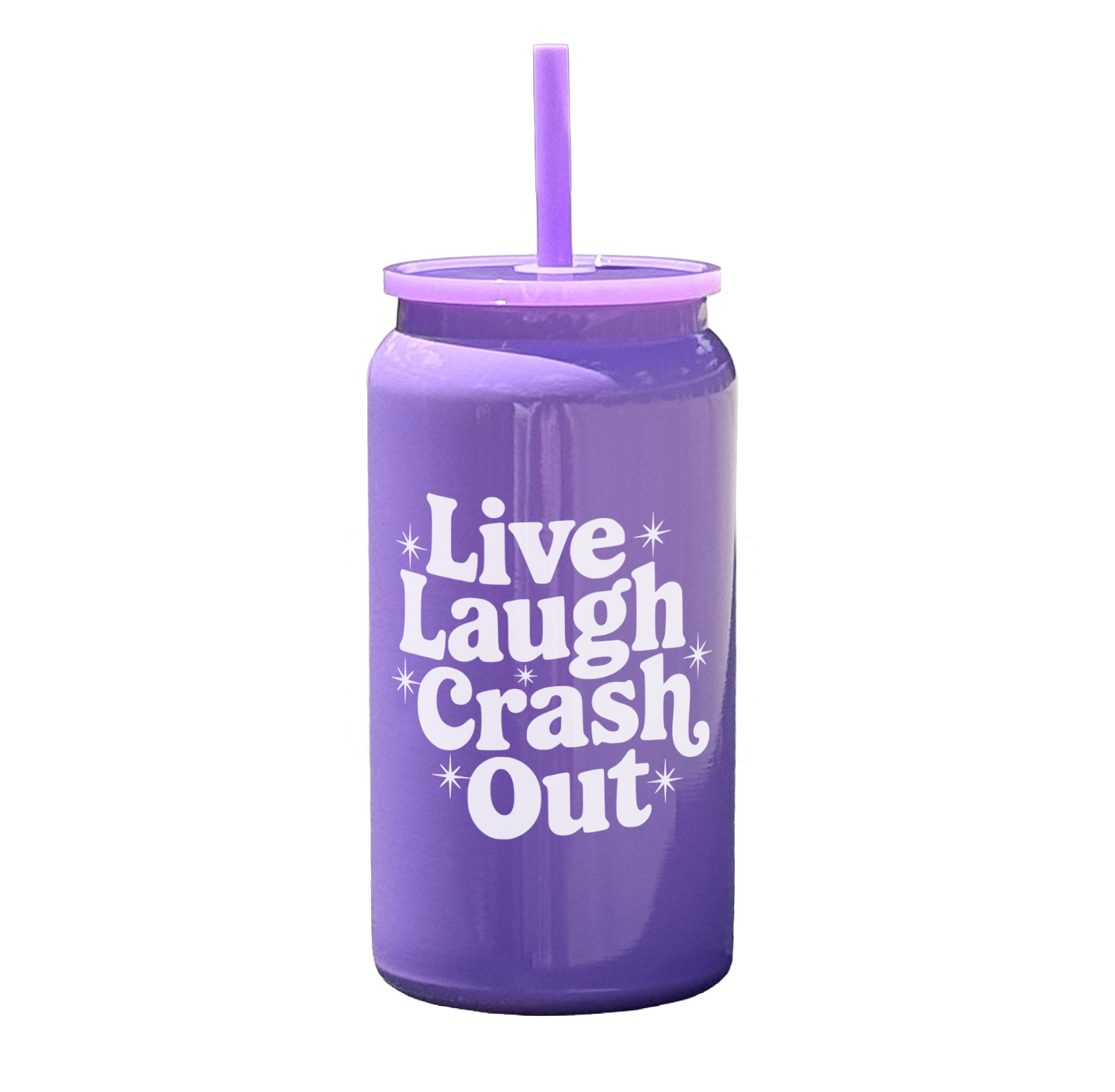 Live Laugh Crash Out Tumbler