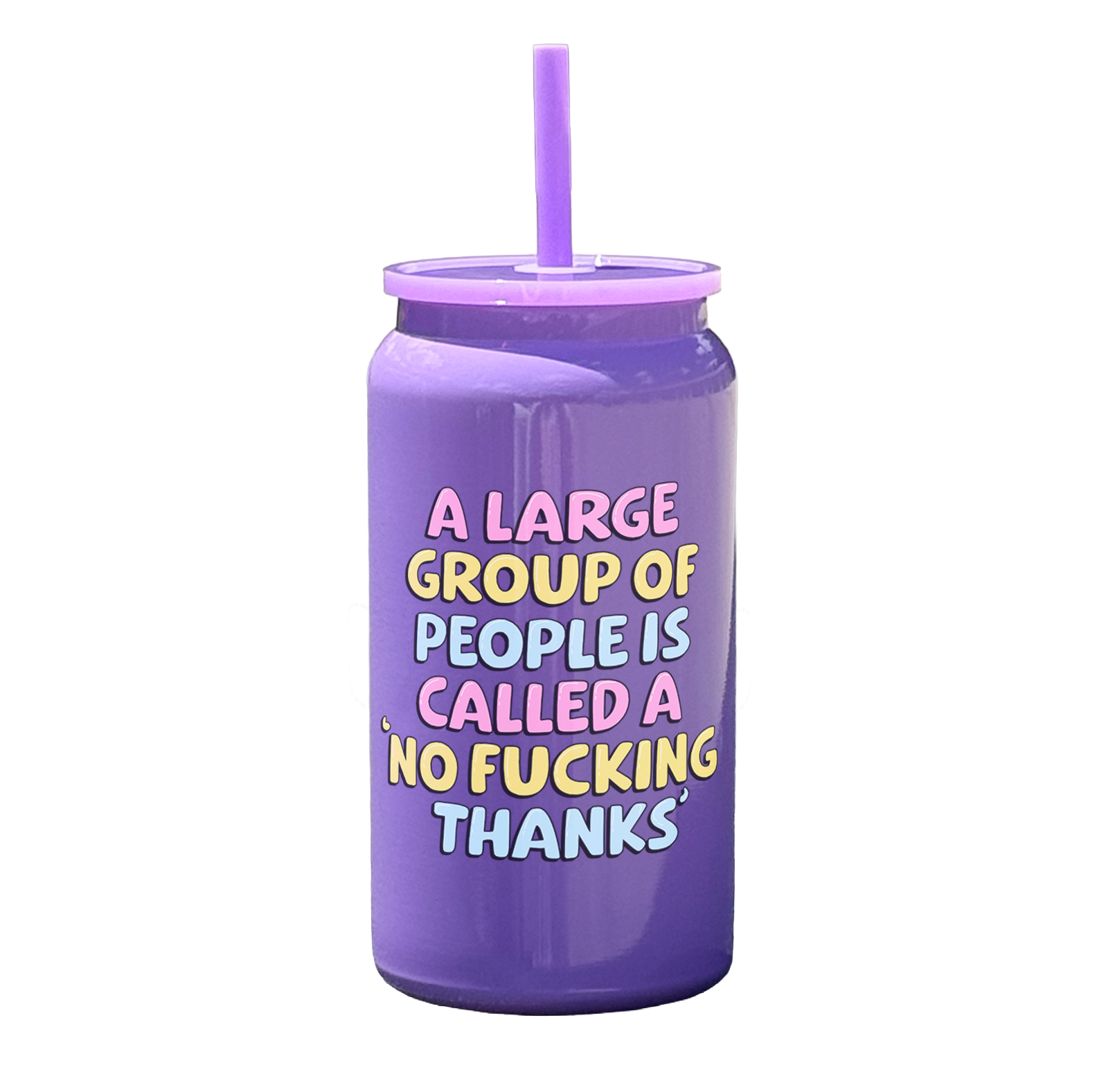 A Large Group of People Is Called A No Thanks Tumbler