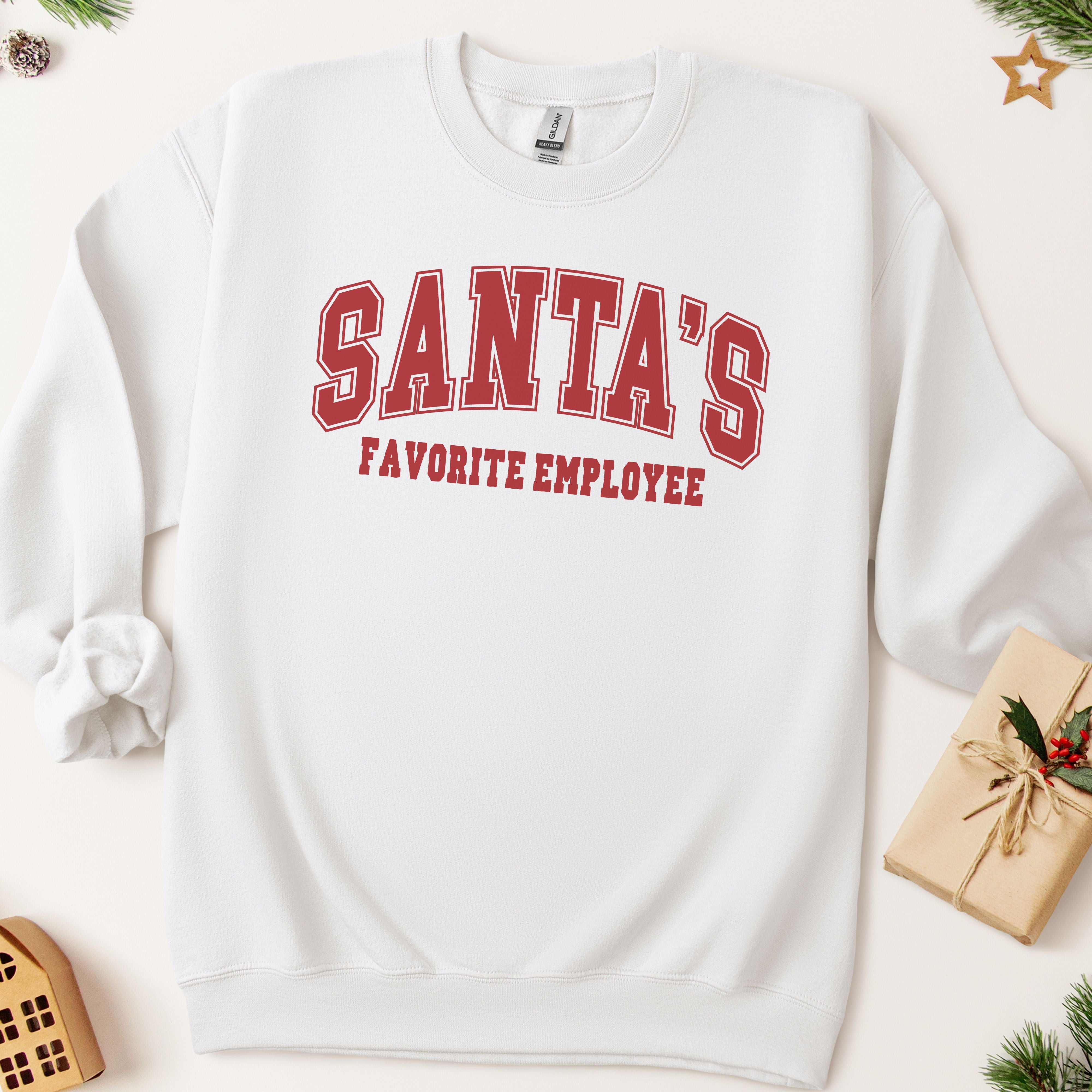 Santa's Favorite Employee Christmas Sweatshirt