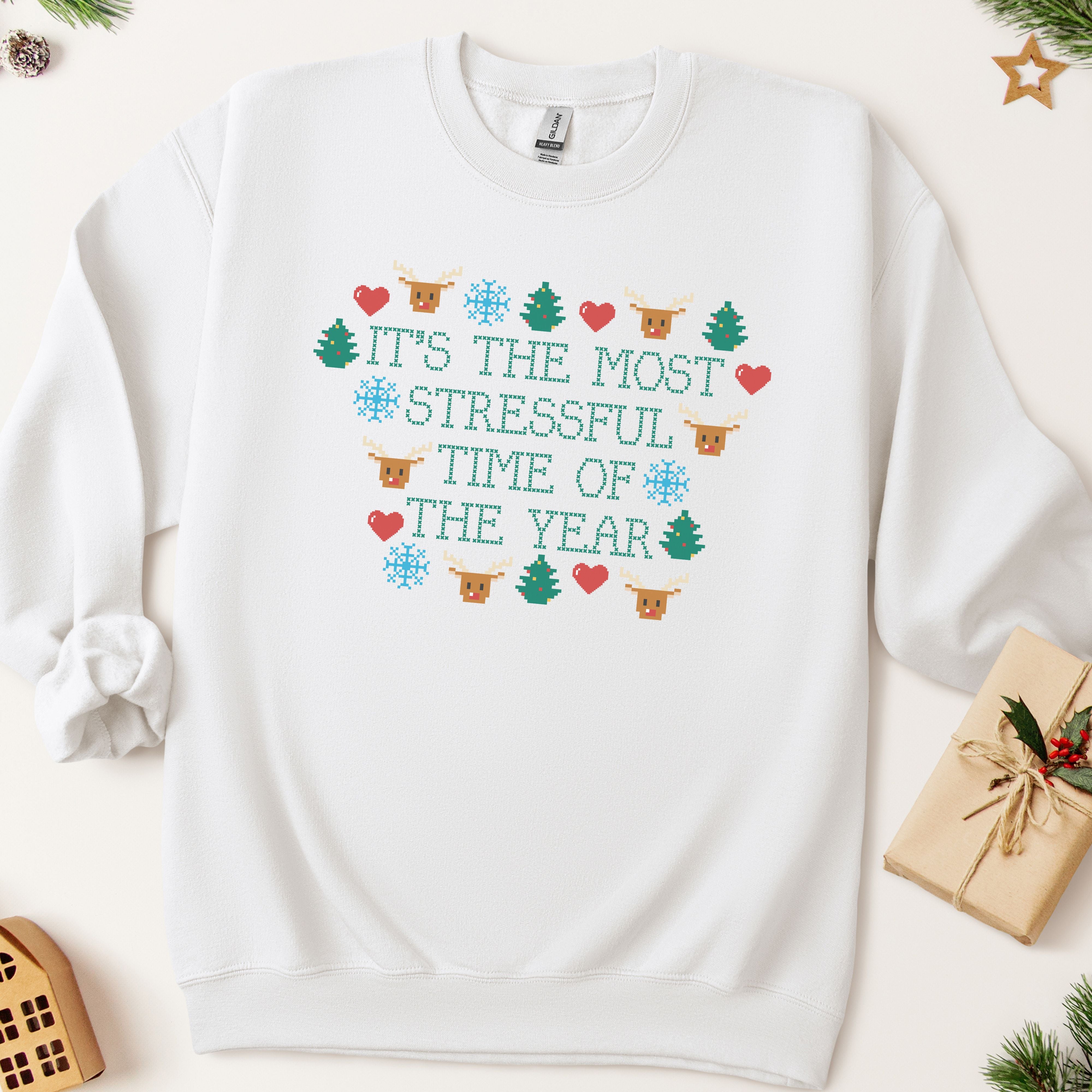 It's The Most Stressful Time Of The Year Ugly Christmas Sweatshirt