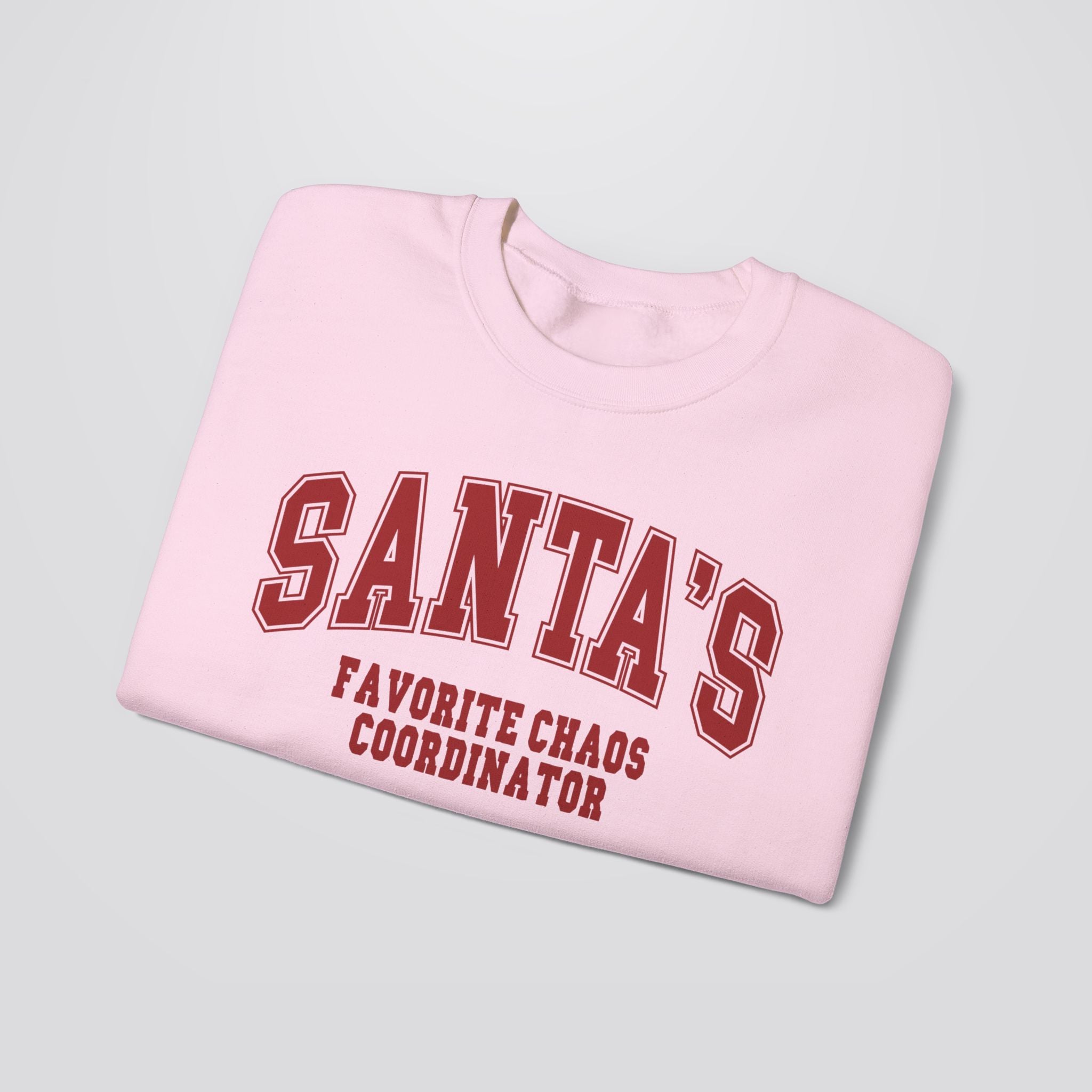 Santa's Favorite Chaos Coordinator Christmas Sweatshirt