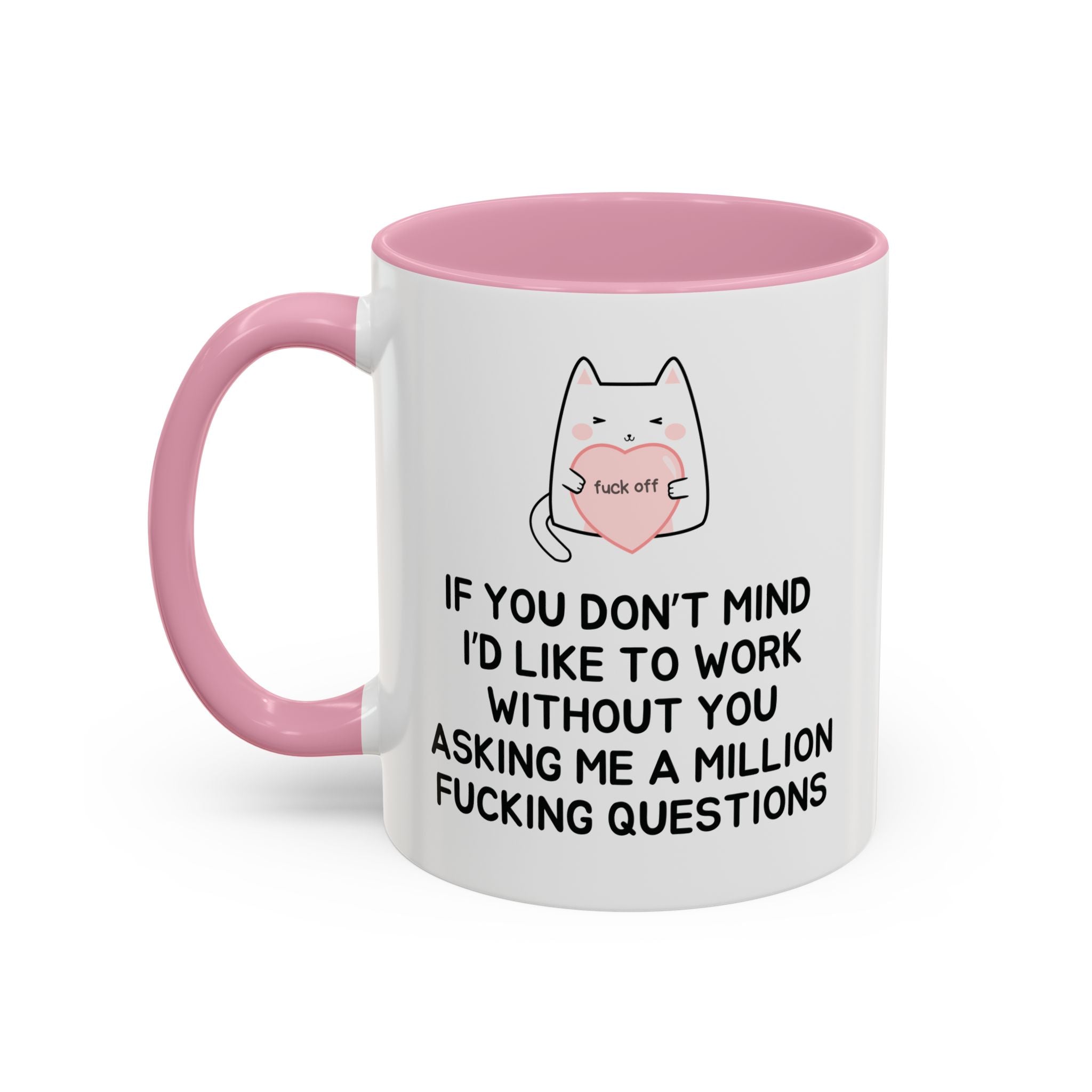 “Catty Quip” Snarky Work-Humor Mug 11 oz