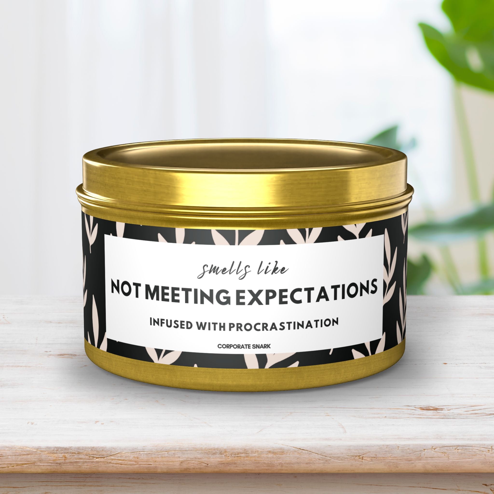 Not Meeting Expectations, Infused with Procrastination Candle