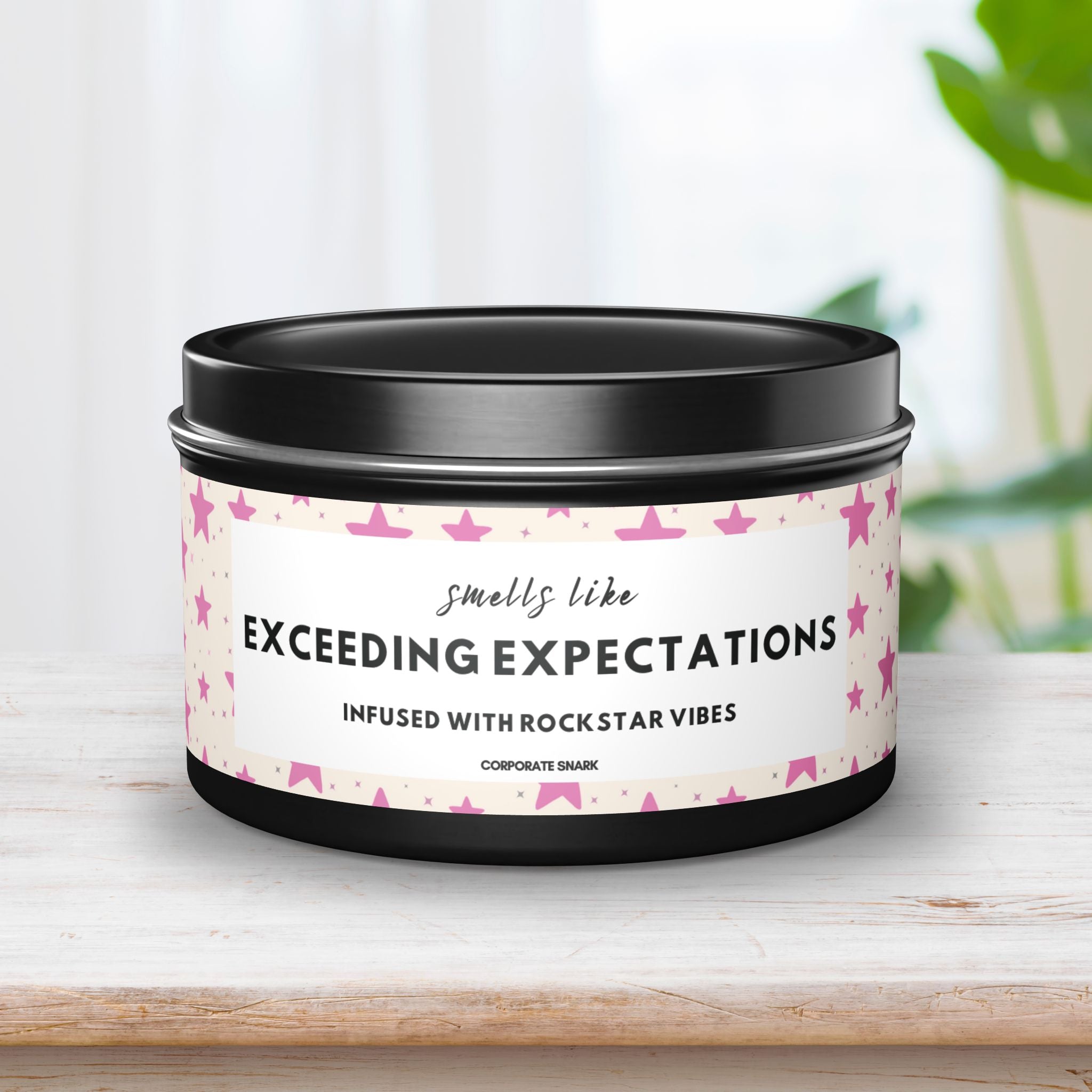 Smells Like Exceeding Expectations, Infused with Rockstar Vibes Candle