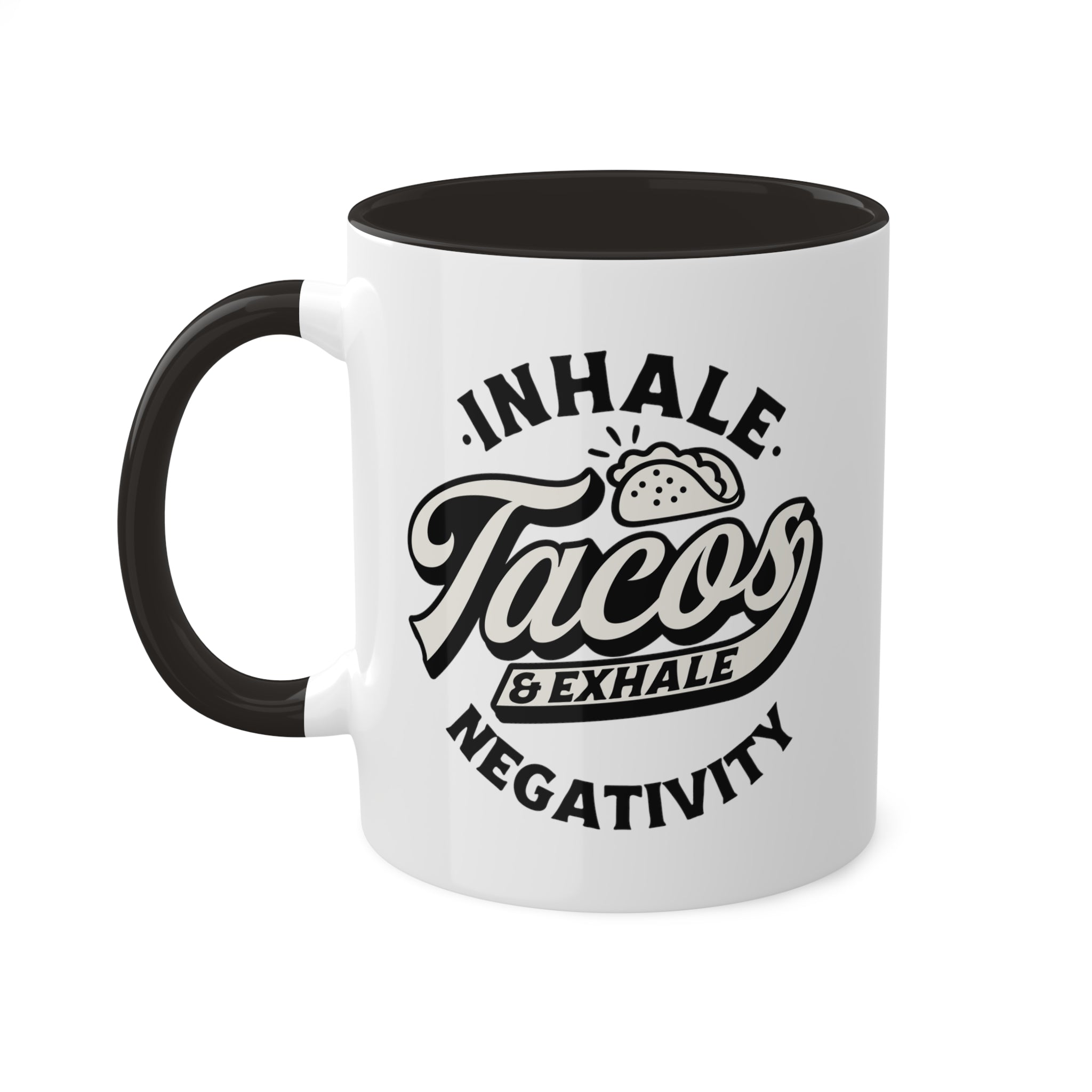 Inhale Tacos Mug 11 oz