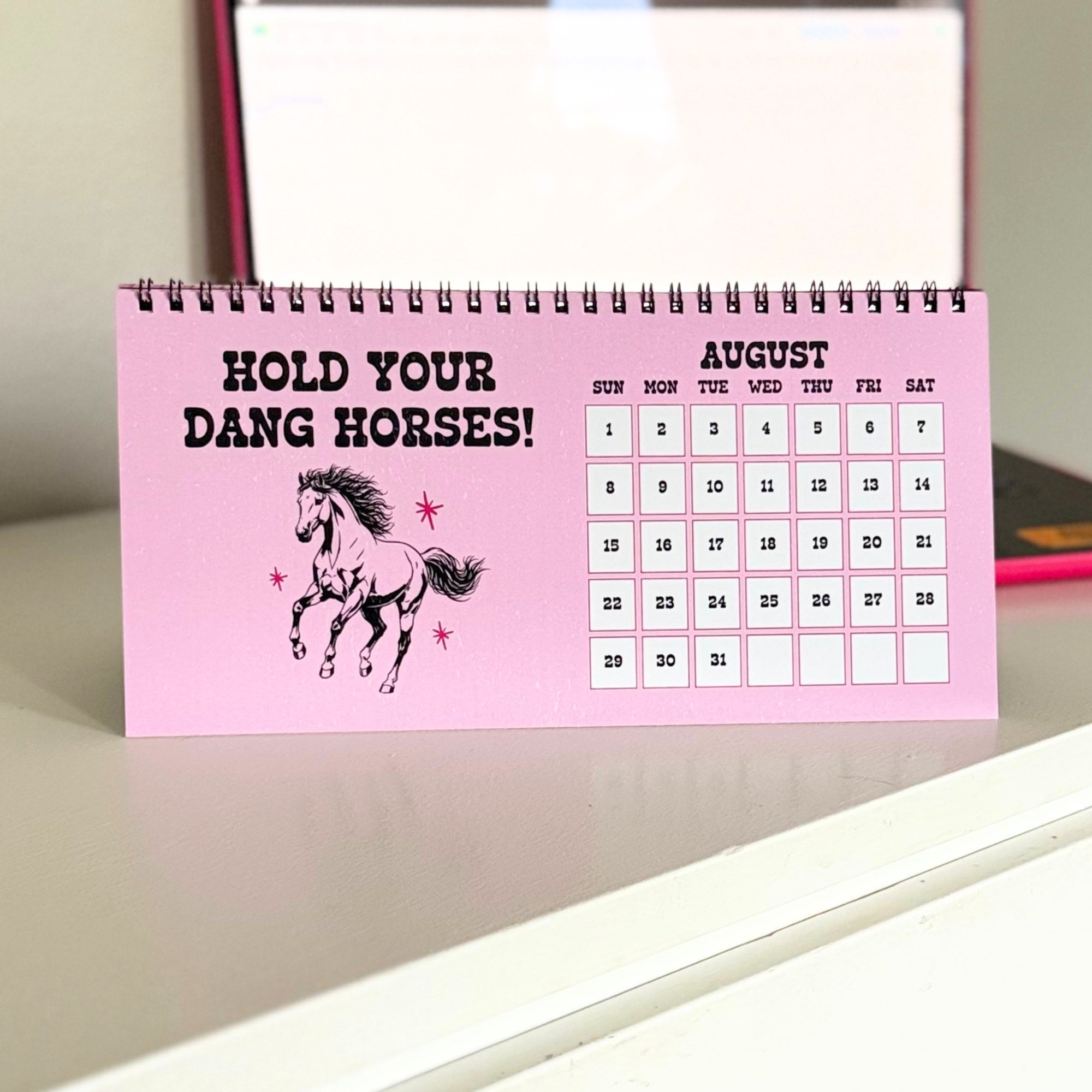 2027 Giddy Up Bitches Cowgirl Calendar