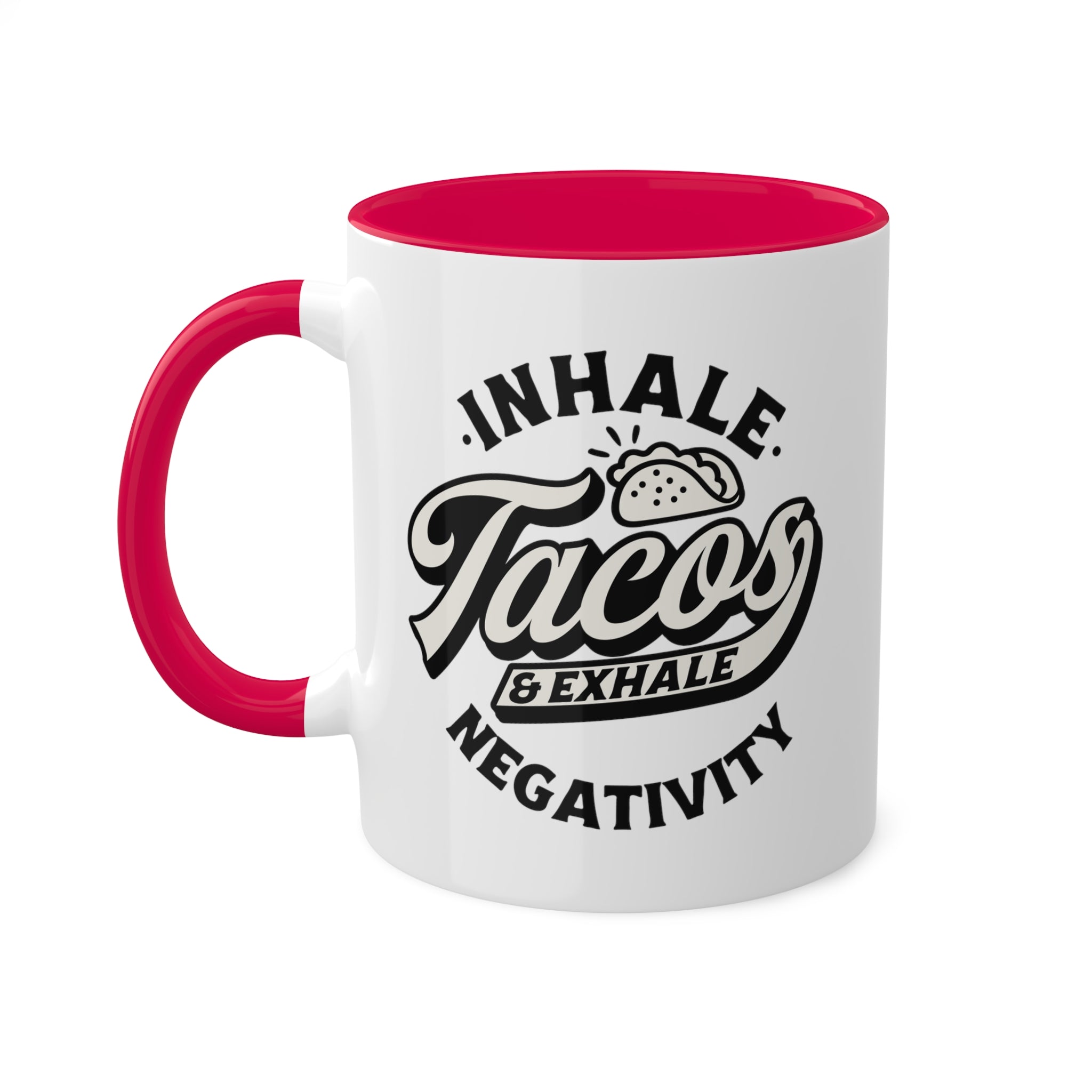 Inhale Tacos Mug 11 oz