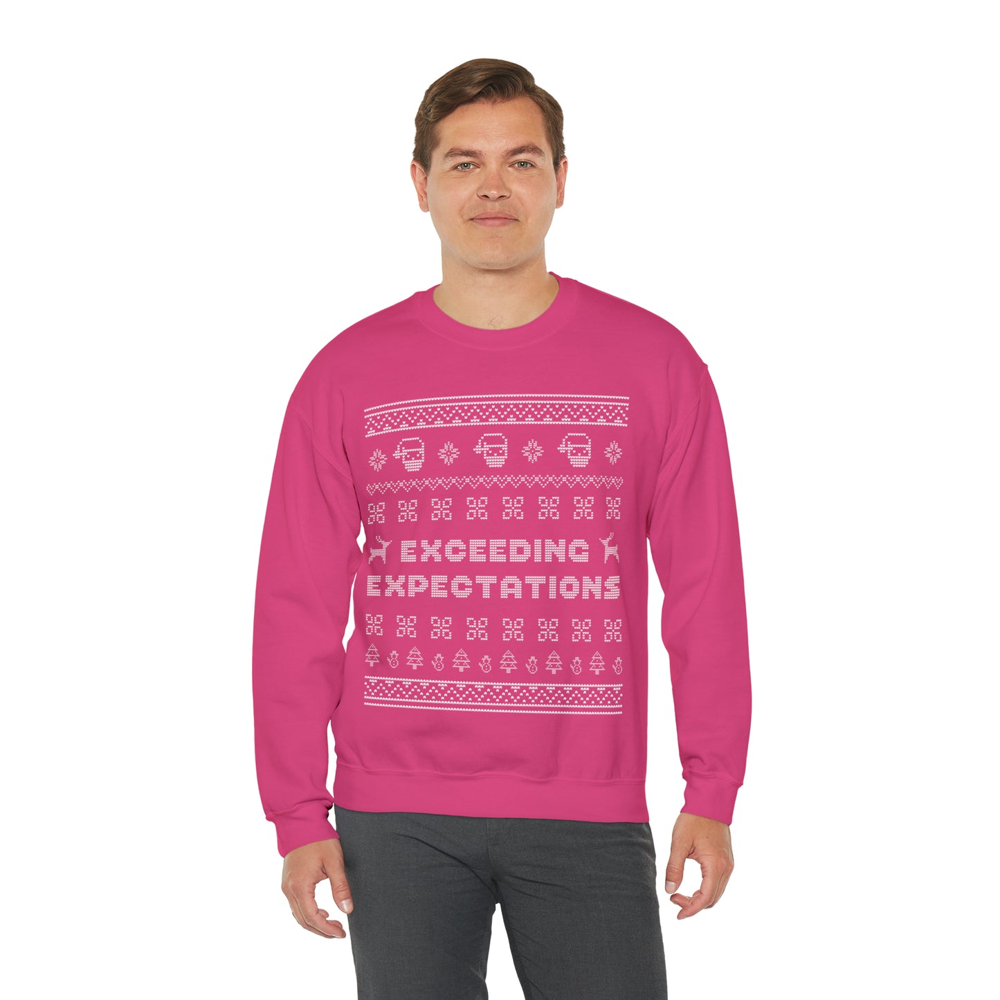Exceeding Expectations Ugly Sweater Sweatshirt