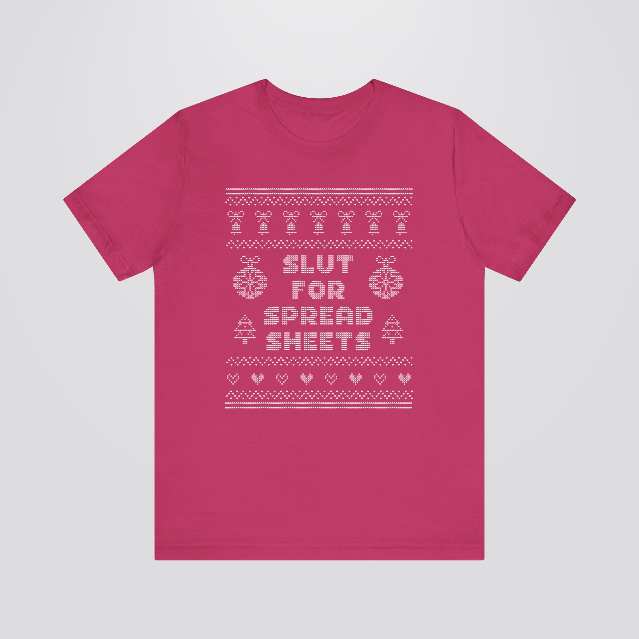 Slut For Spreadsheets Ugly Christmas Tshirt