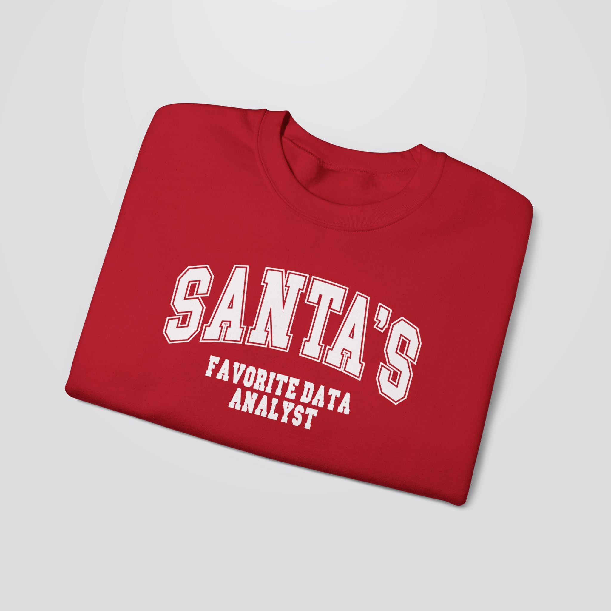 Santa's Favorite Data Analyst Christmas Sweatshirt