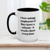 Asking Employees HR Mug 15oz
