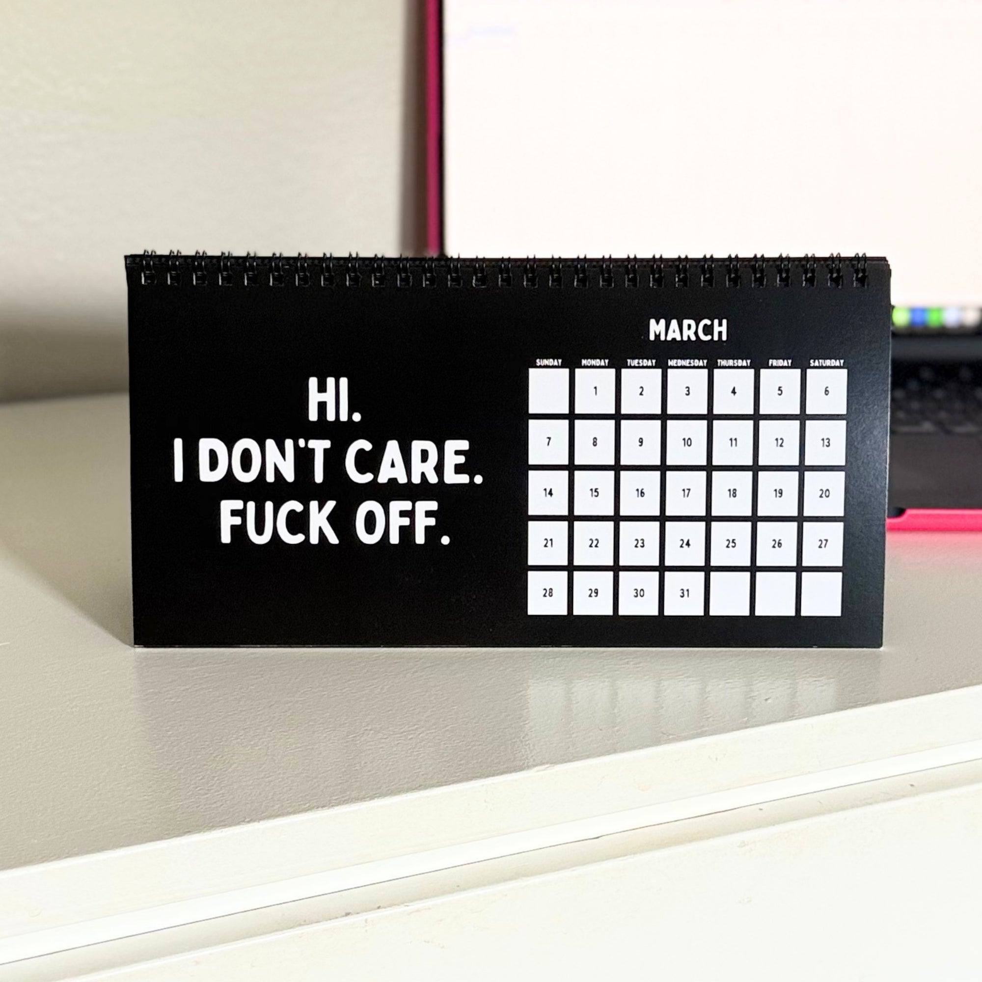 2027 Things I Want To Say At Work But I Can't Calendar