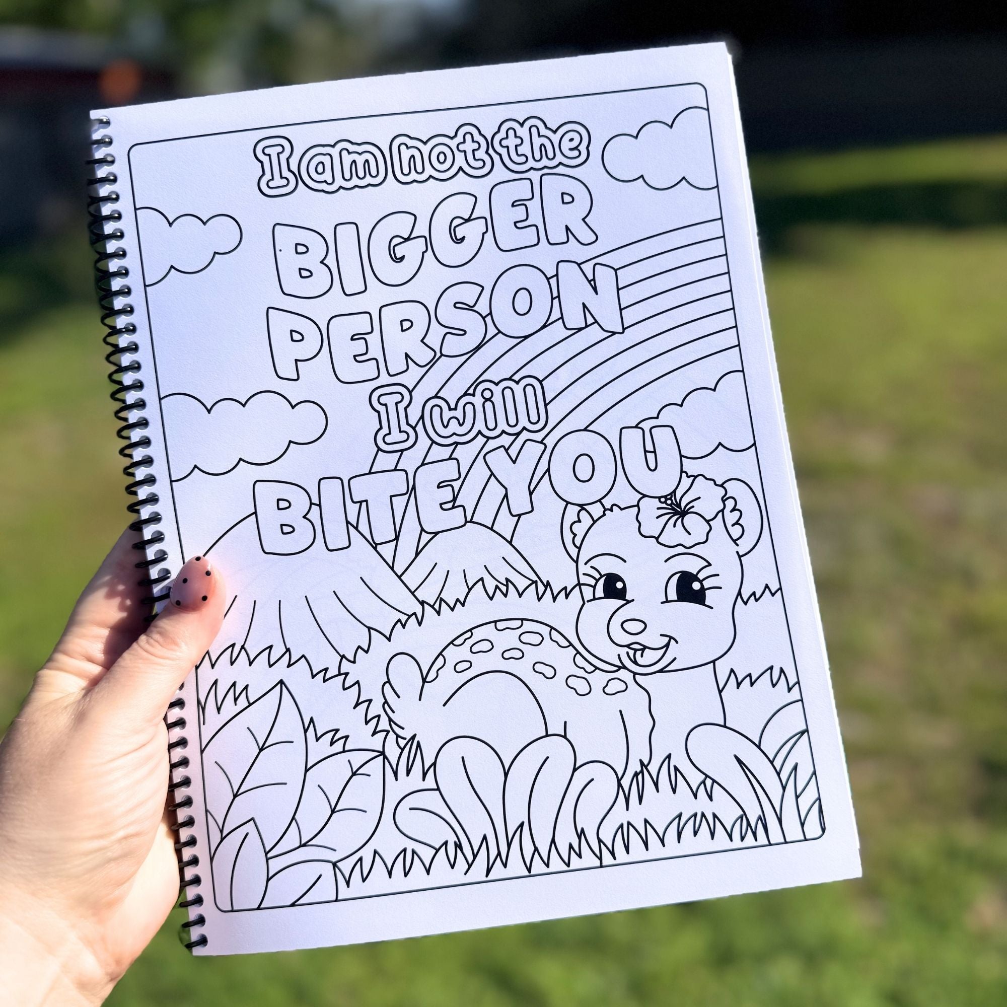 Cute, But Full of F'ing Rage Coloring Book