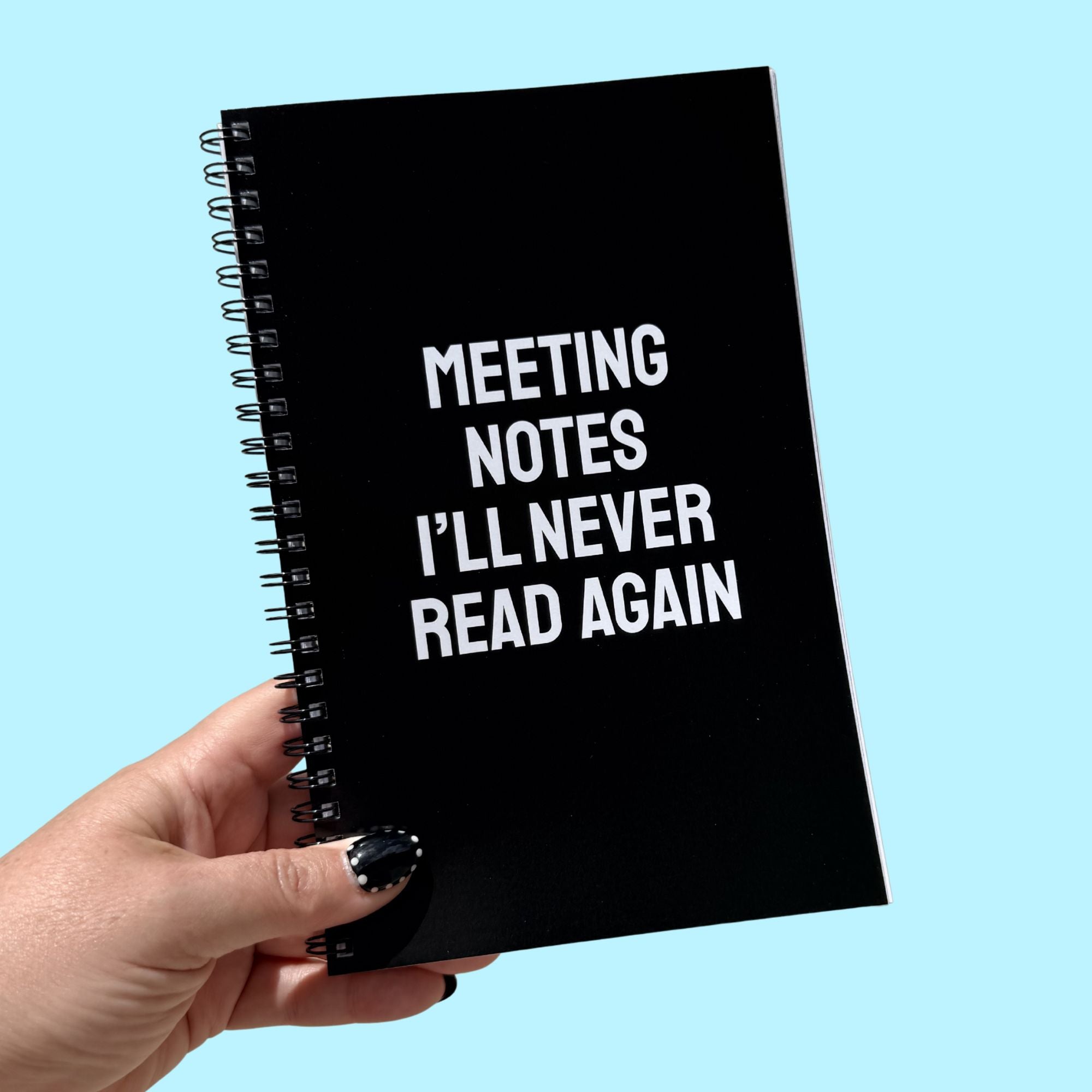 Meeting Notes I'll Never Read Again Notebook