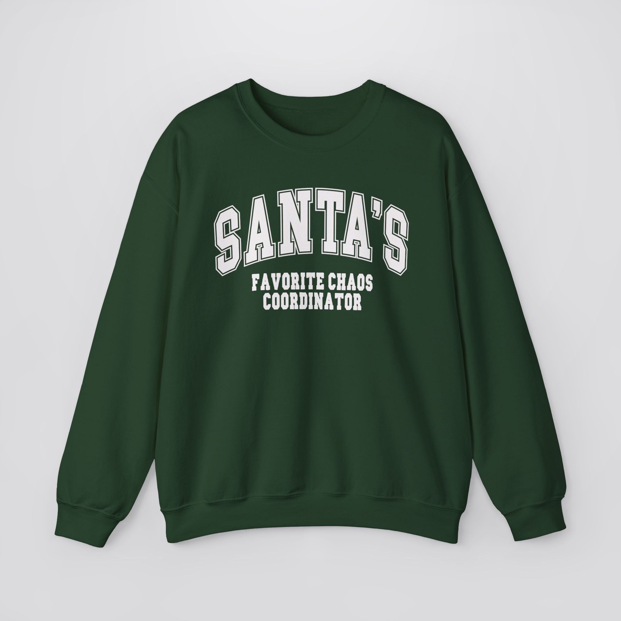 Santa's Favorite Chaos Coordinator Christmas Sweatshirt