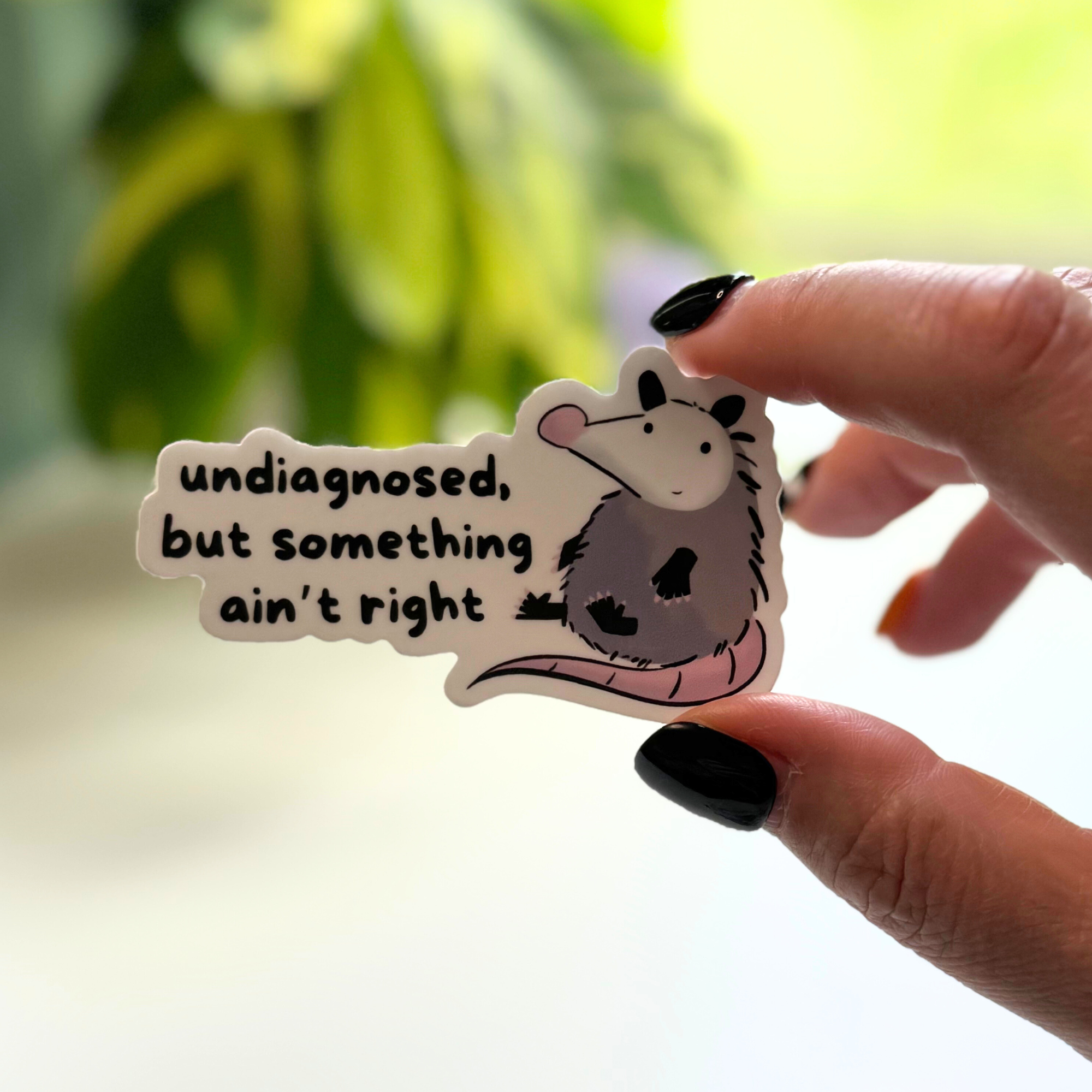 Opossums At Work Sticker 12-Pack