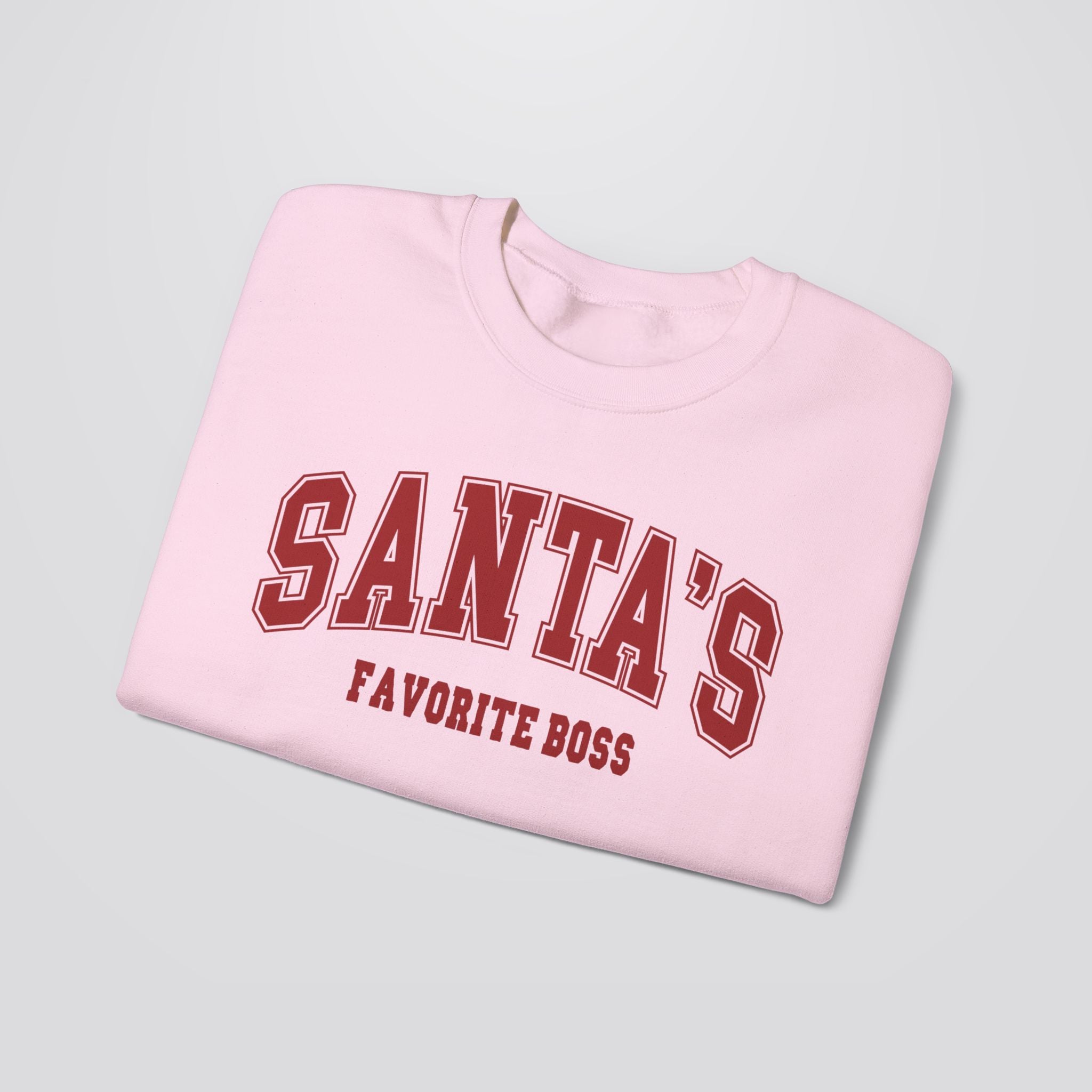 Santa's Favorite Boss Christmas Sweatshirt