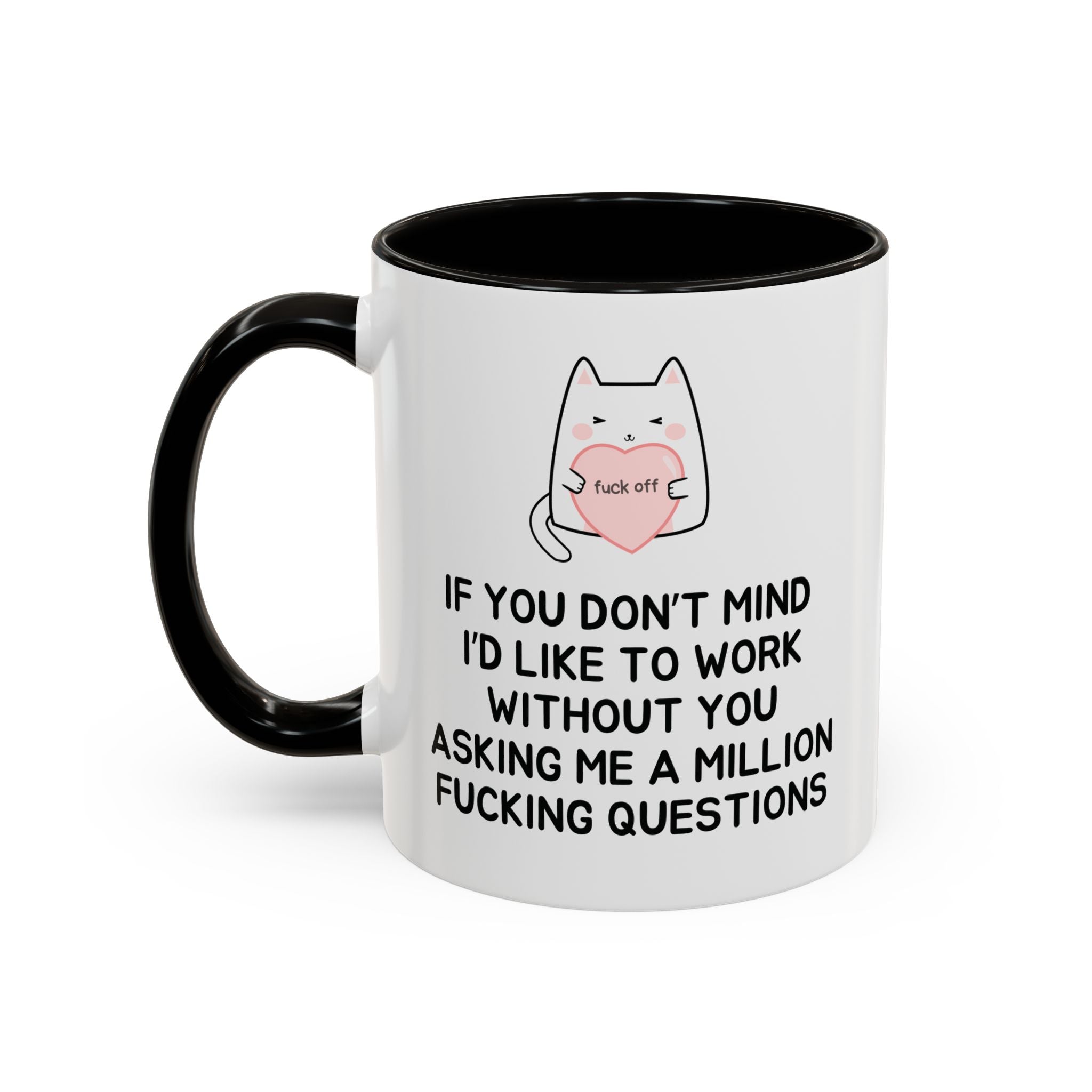 “Catty Quip” Snarky Work-Humor Mug 11 oz