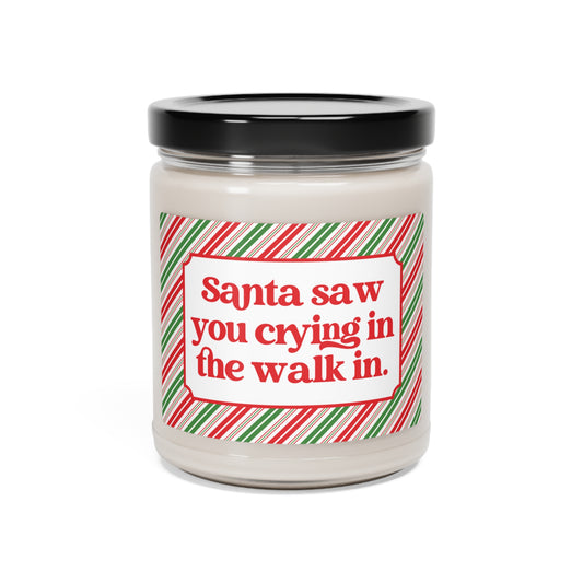 Santa Says You Crying in the Walk-In Candle
