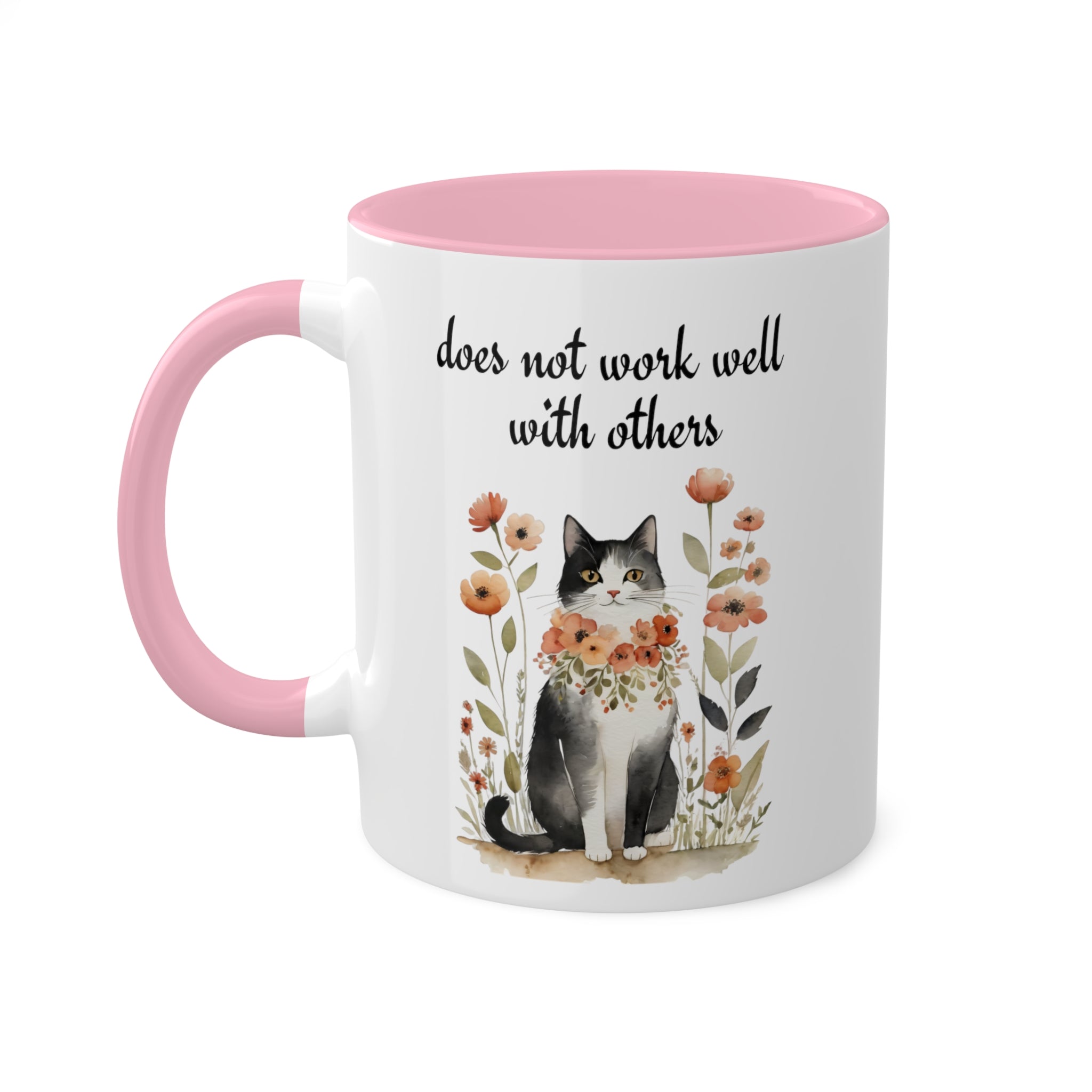 Does Not Work Well With Others Mug 11 oz