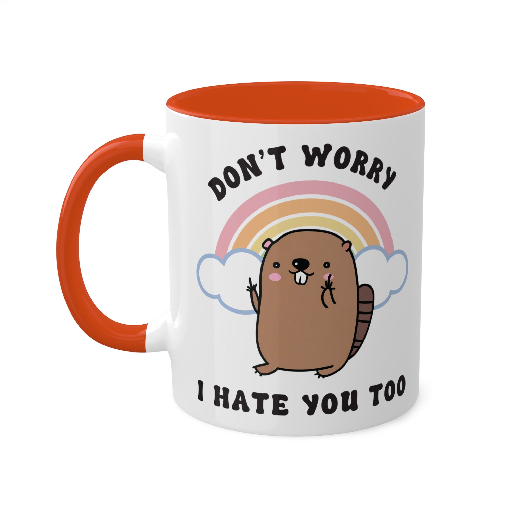 Flipping Feelings Beaver Mug 11 oz