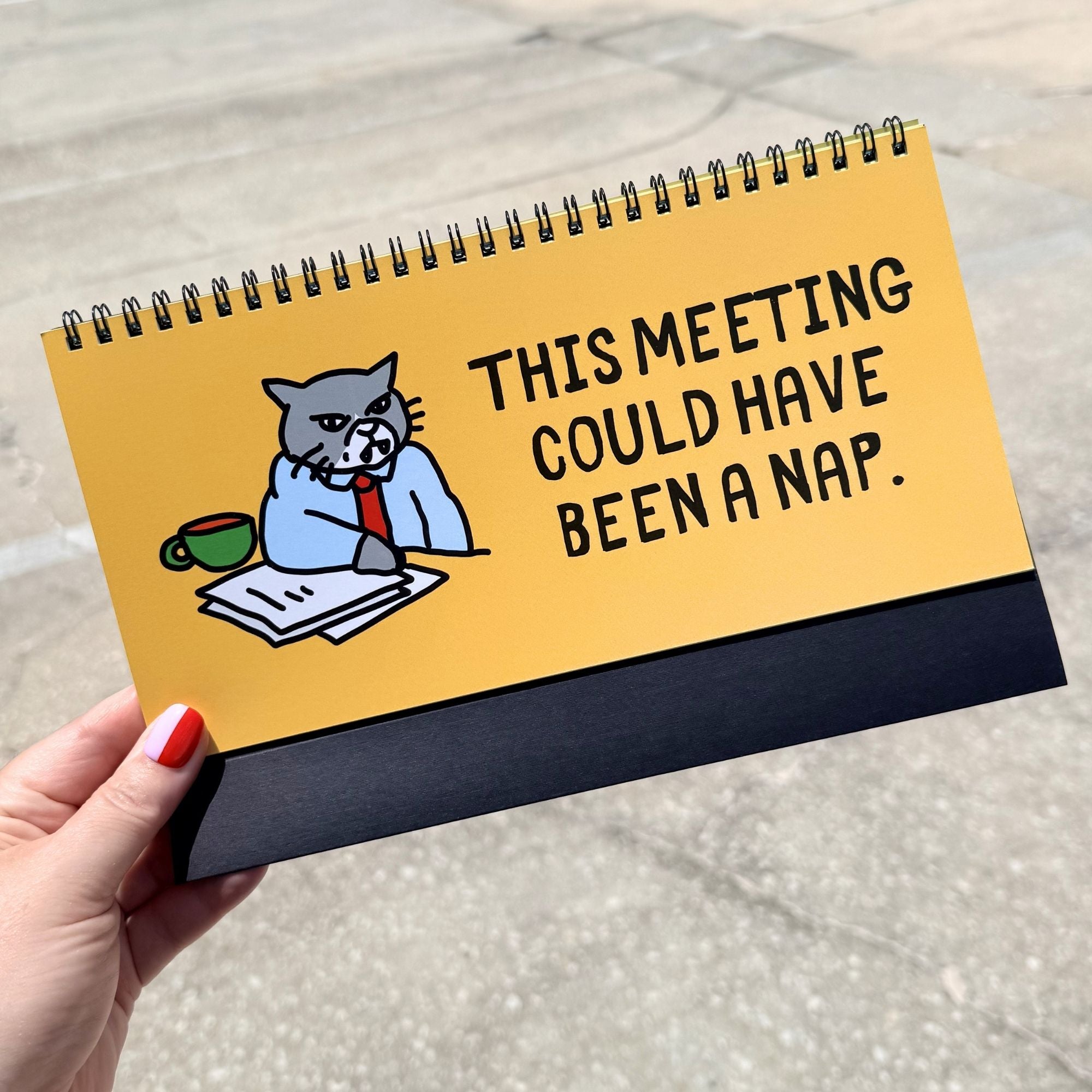Cats At Work Desk Sign