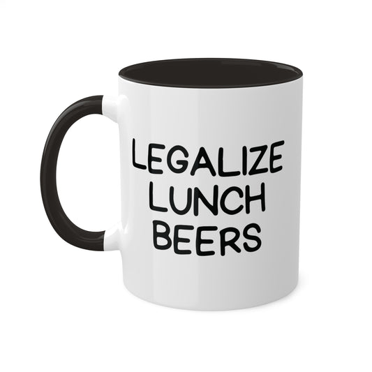 Legalize Lunch Beers Mug 11 oz