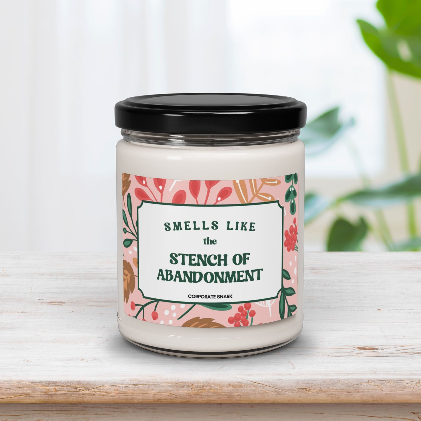 Smells Like the Stench of Abandonment Retirement Candle For Coworker or Coworker Leaving