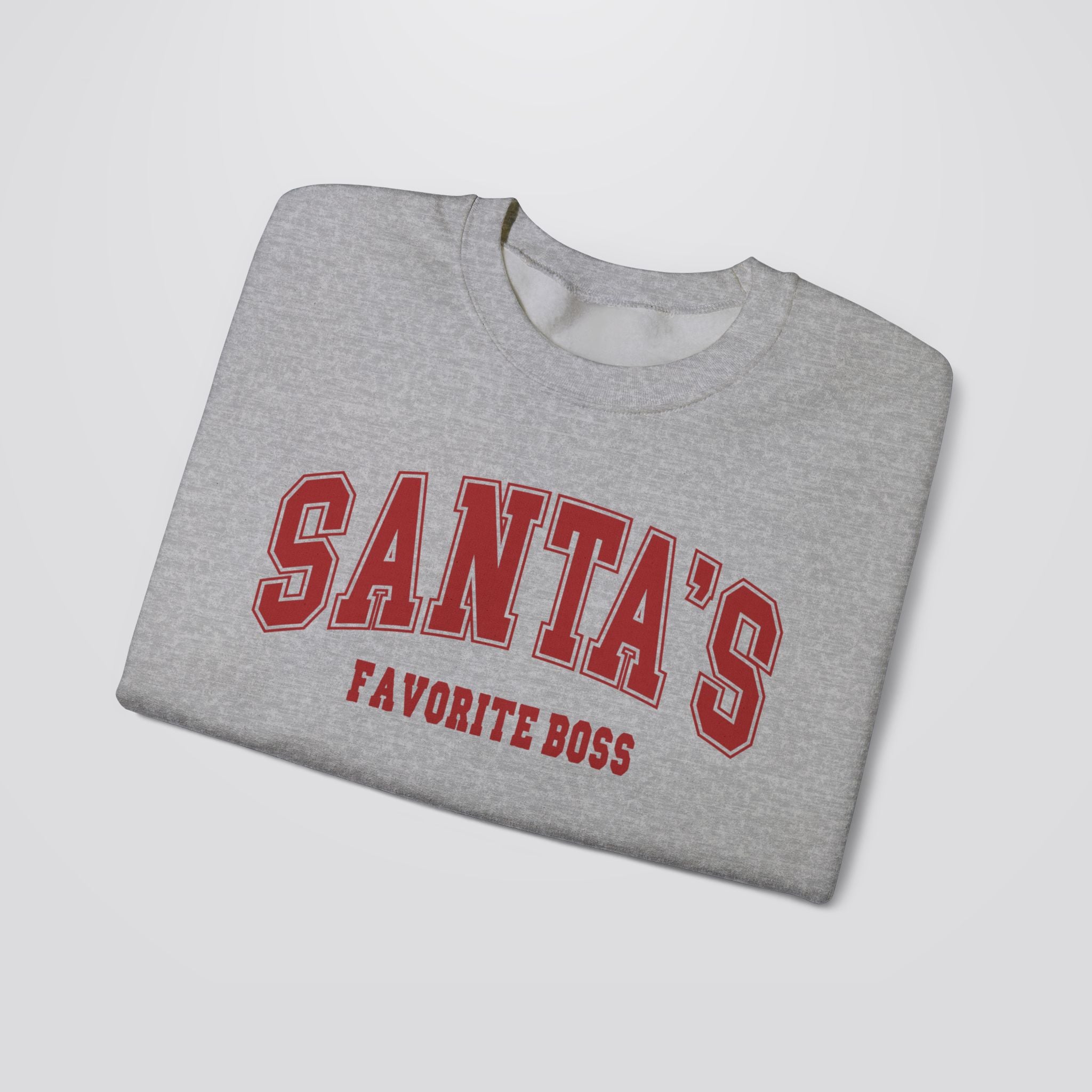 Santa's Favorite Boss Christmas Sweatshirt